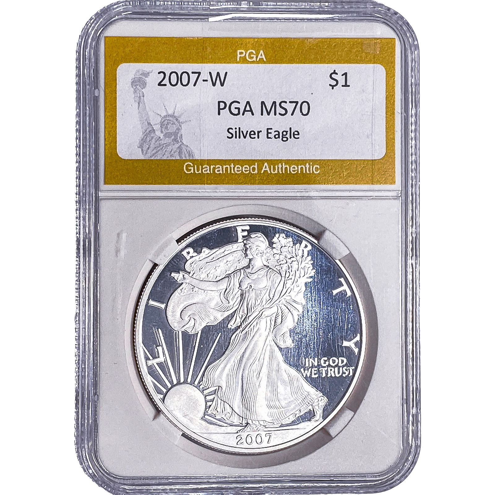 2007-W Silver Eagle PGA MS70 (1 of 2)