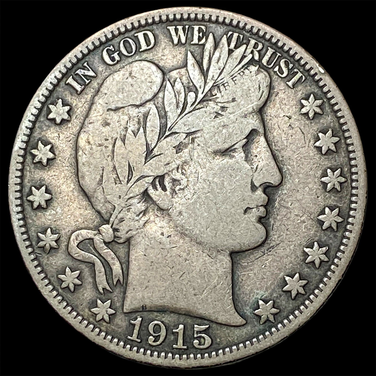 1915 Barber Half Dollar LIGHTLY CIRCULATED (1 of 2)
