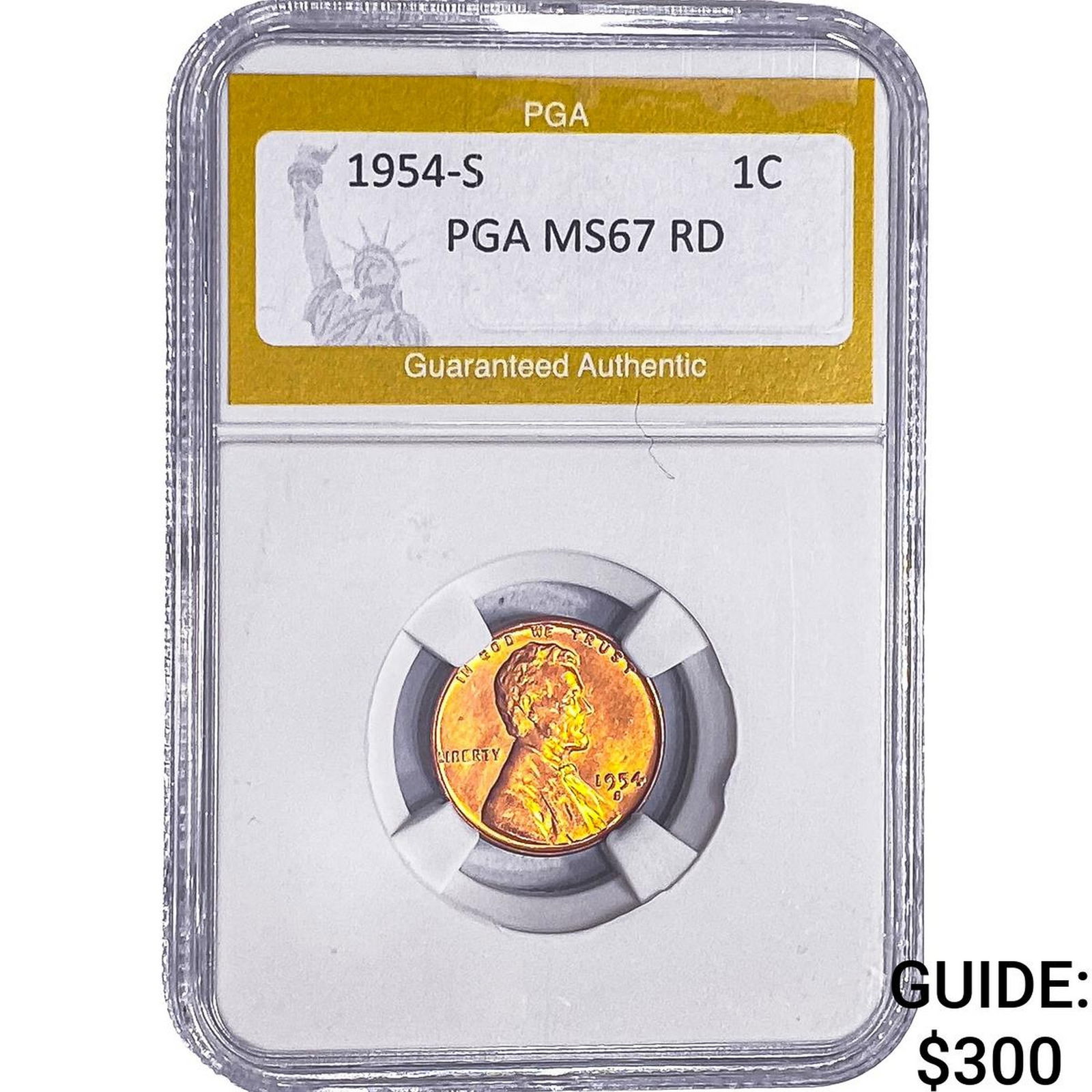 1954-S Wheat Cent PGA MS67 RD (1 of 2)