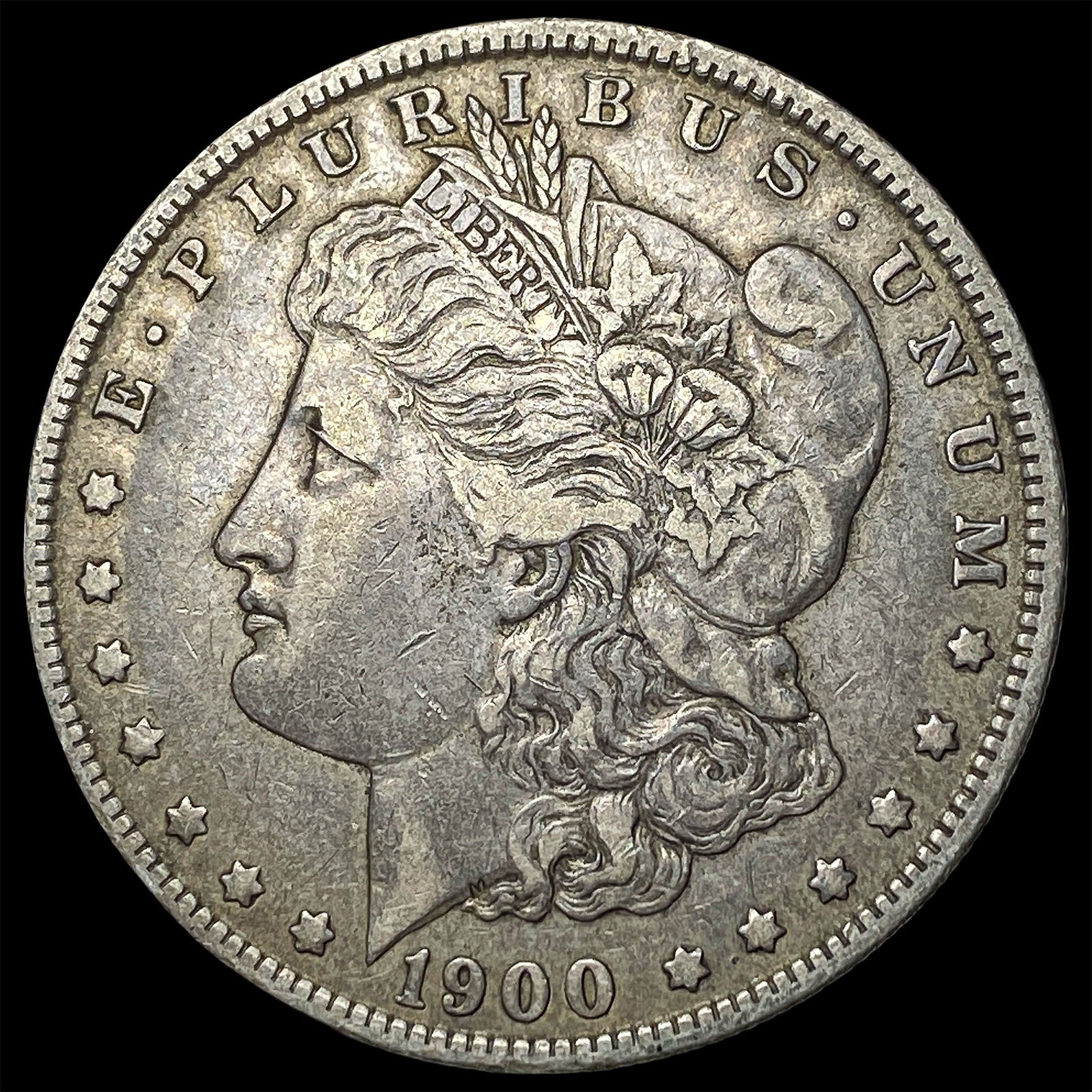 1900-O Silver Morgan Dollar NEARLY UNCIRCULATED: 1900-O Silver Morgan Dollar NEARLY UNCIRCULATED