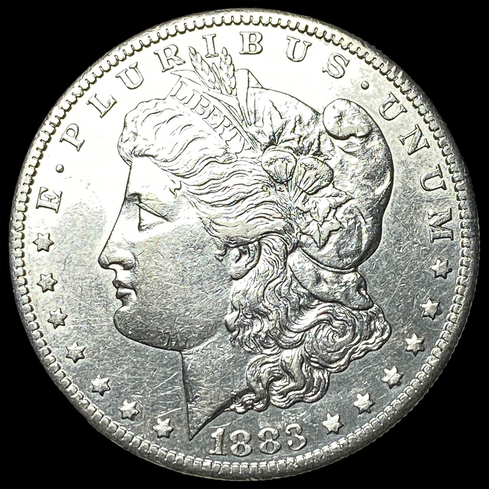 1883-S Silver Morgan Dollar CLOSELY UNCIRCULATED: 1883-S Silver Morgan Dollar CLOSELY UNCIRCULATED