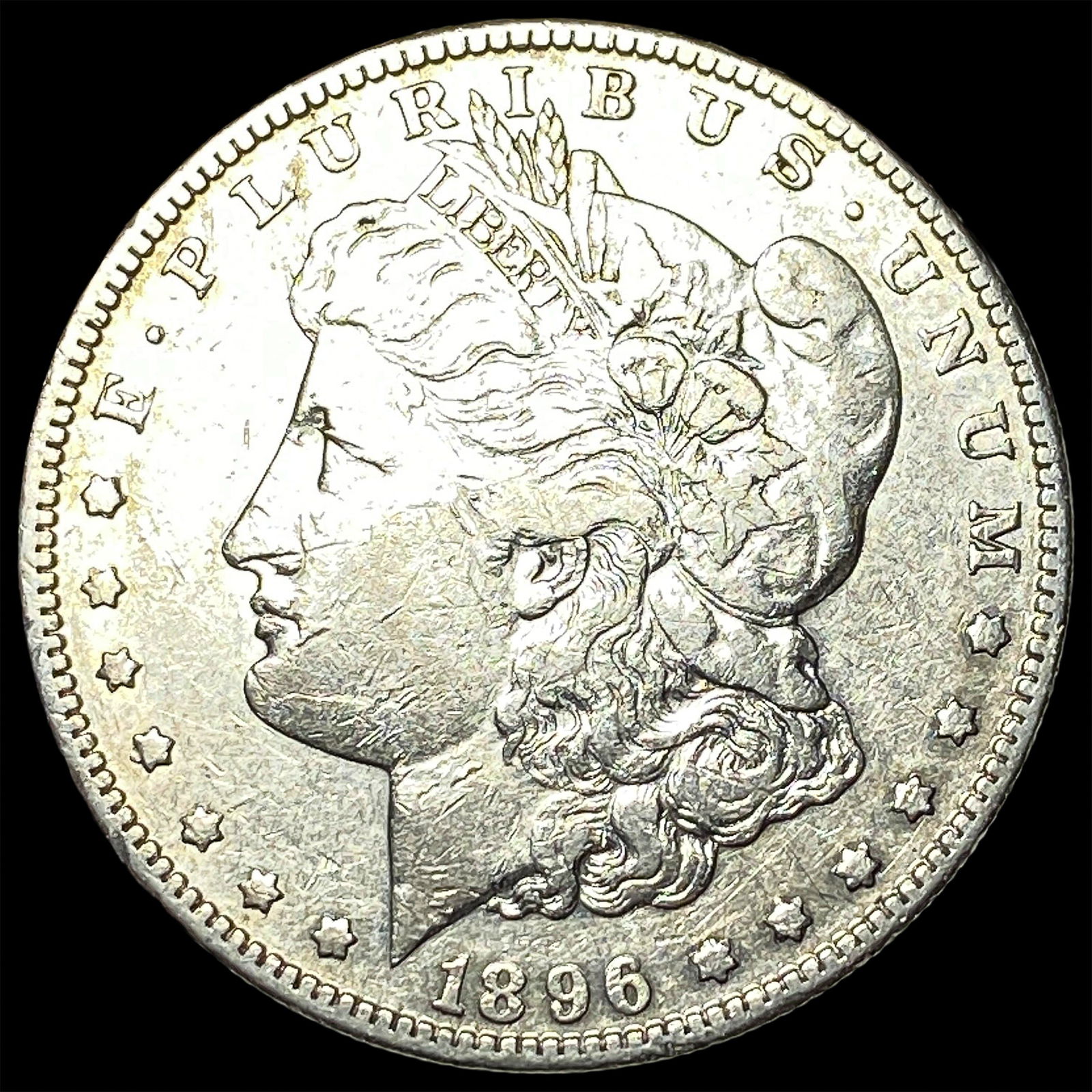 1896-S Silver Morgan Dollar NEARLY UNCIRCULATED: 1896-S Silver Morgan Dollar NEARLY UNCIRCULATED