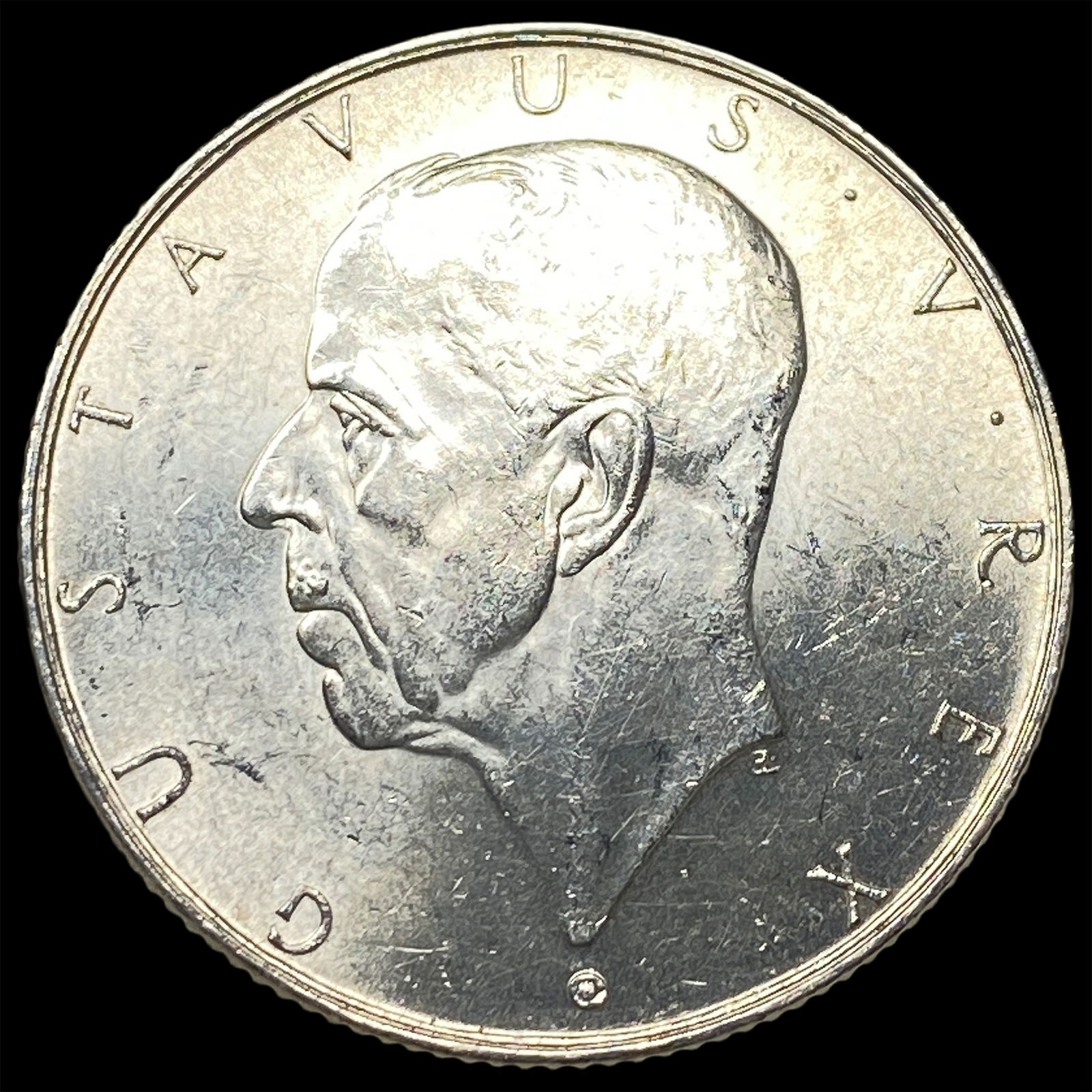 1938 Sweden Silver 2 Kroner UNCIRCULATED: 1938 Sweden Silver 2 Kroner UNCIRCULATED