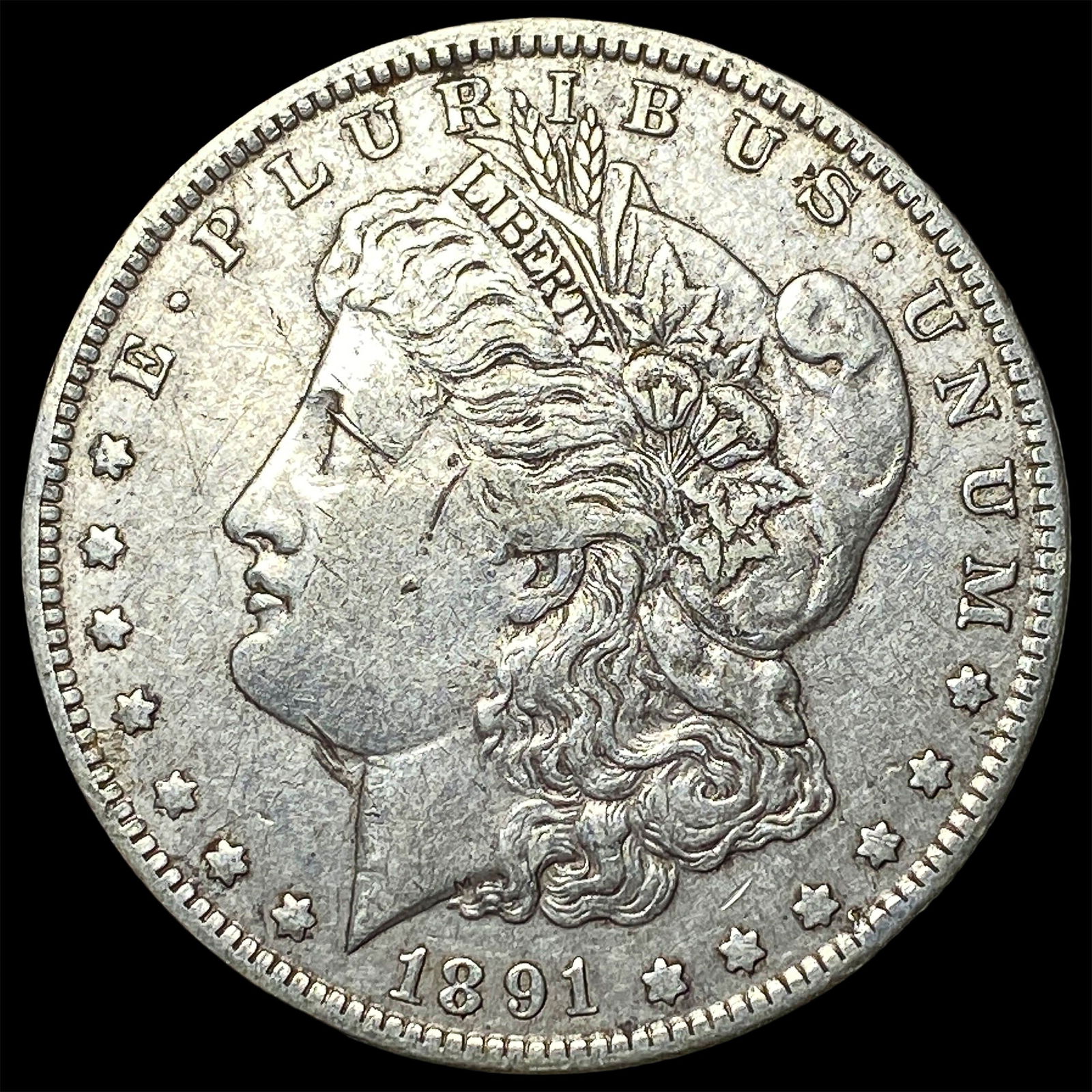 1891-O Silver Morgan Dollar NEARLY UNCIRCULATED: 1891-O Silver Morgan Dollar NEARLY UNCIRCULATED