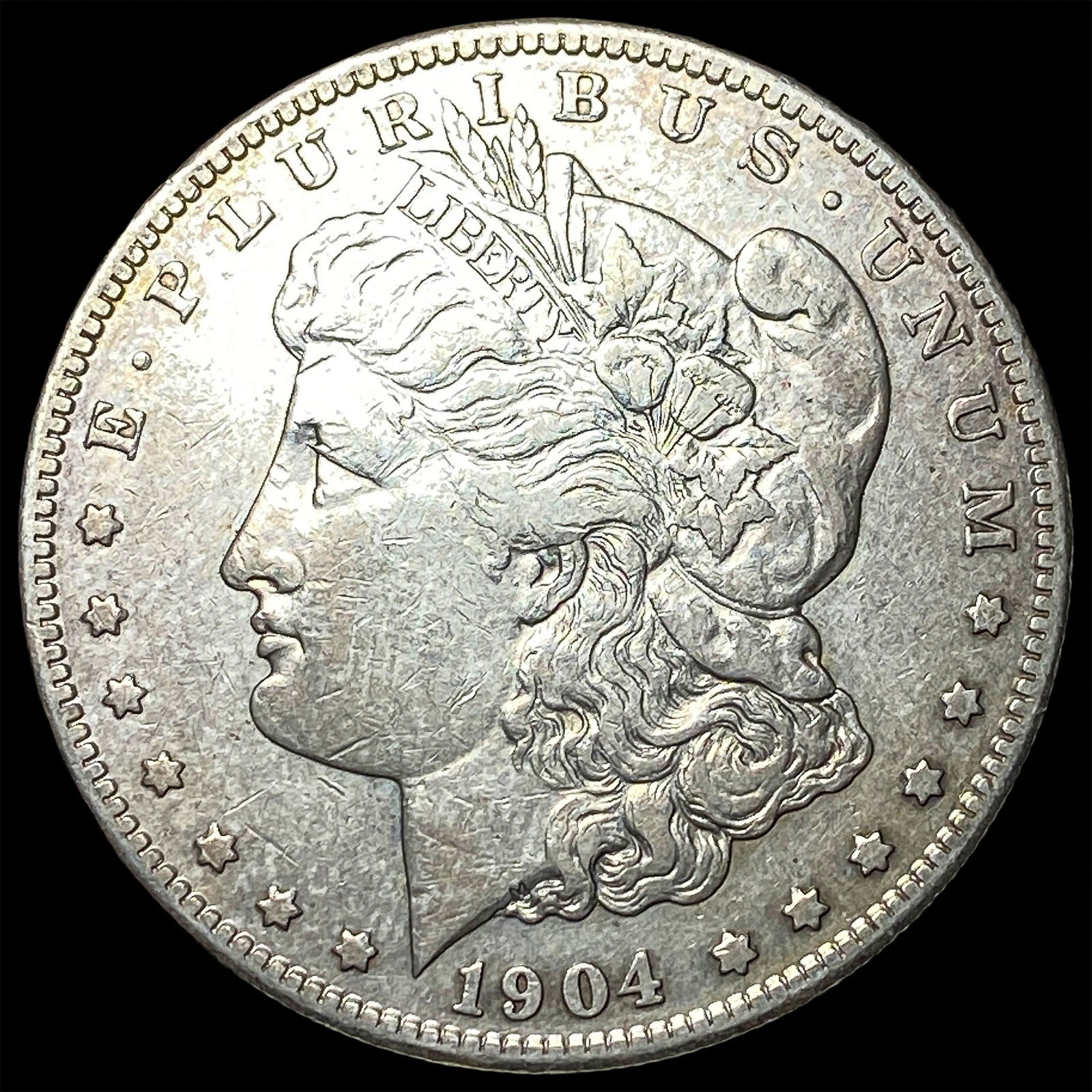 1904-S Silver Morgan Dollar NEARLY UNCIRCULATED: 1904-S Silver Morgan Dollar NEARLY UNCIRCULATED