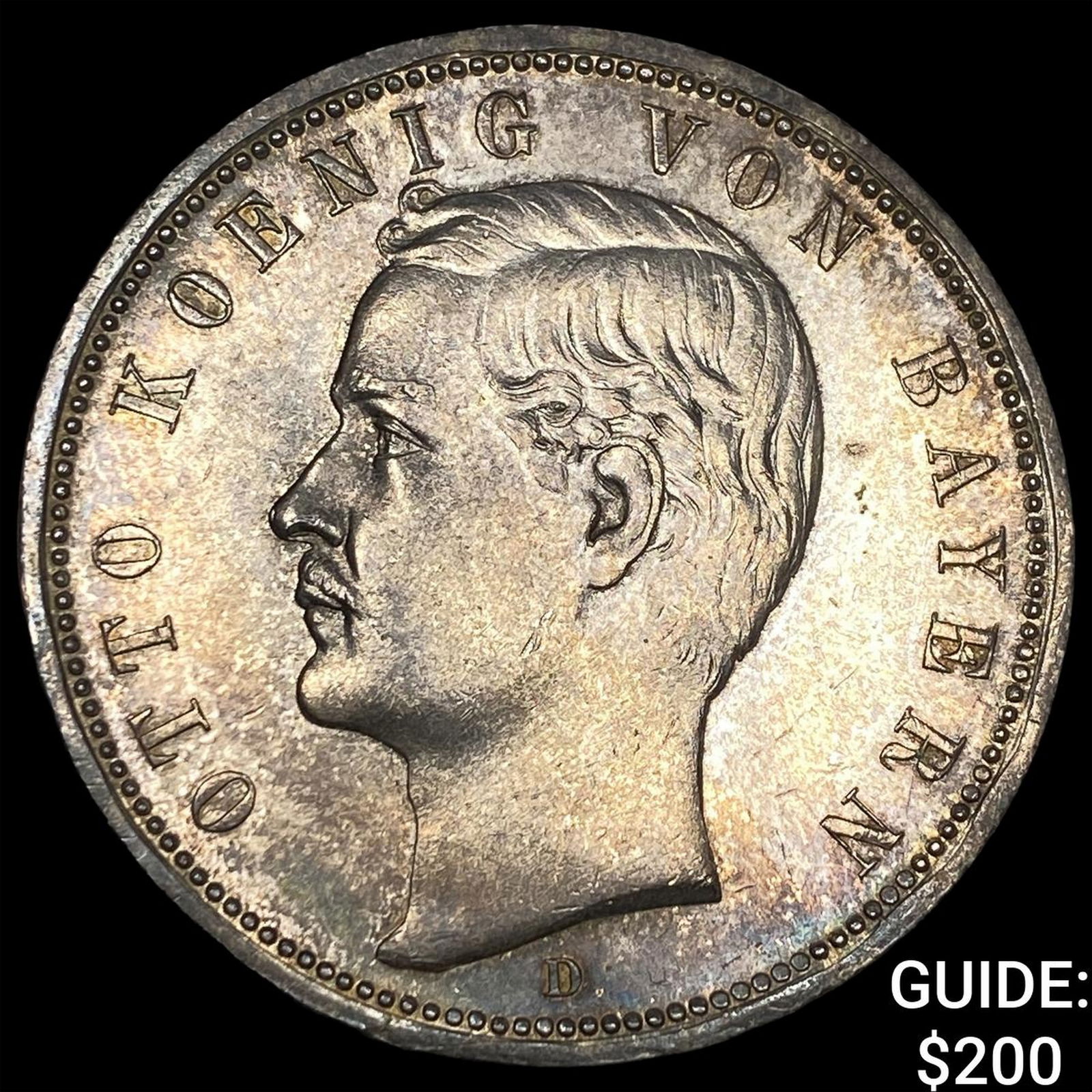 1913 Germany Silver 5 Marks UNCIRCULATED: 1913 Germany Silver 5 Marks UNCIRCULATED
