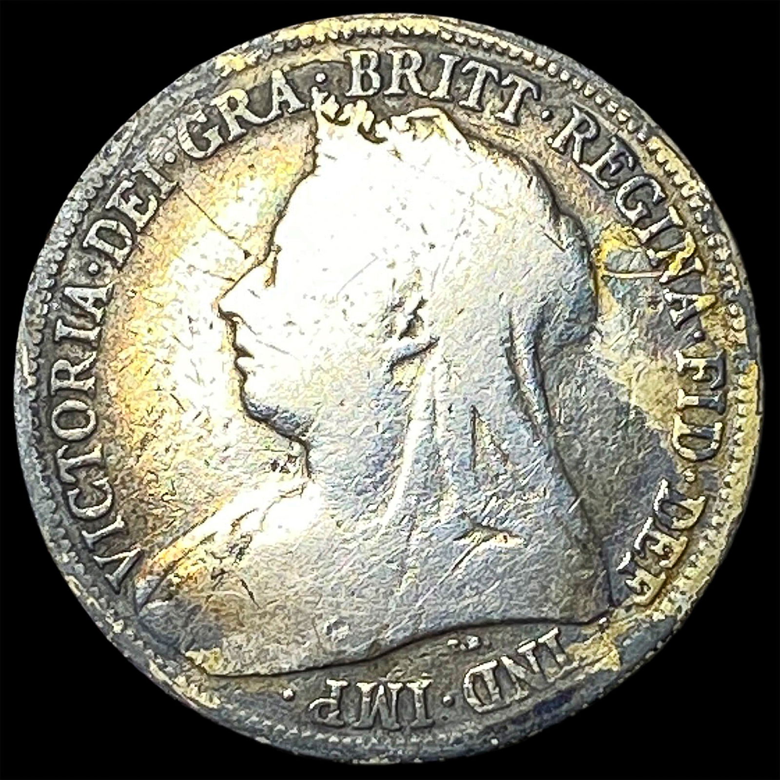 1898 Silver One Shilling Great Britain NICELY CIRCULATED: 1898 Silver One Shilling Great Britain NICELY CIRCULATED