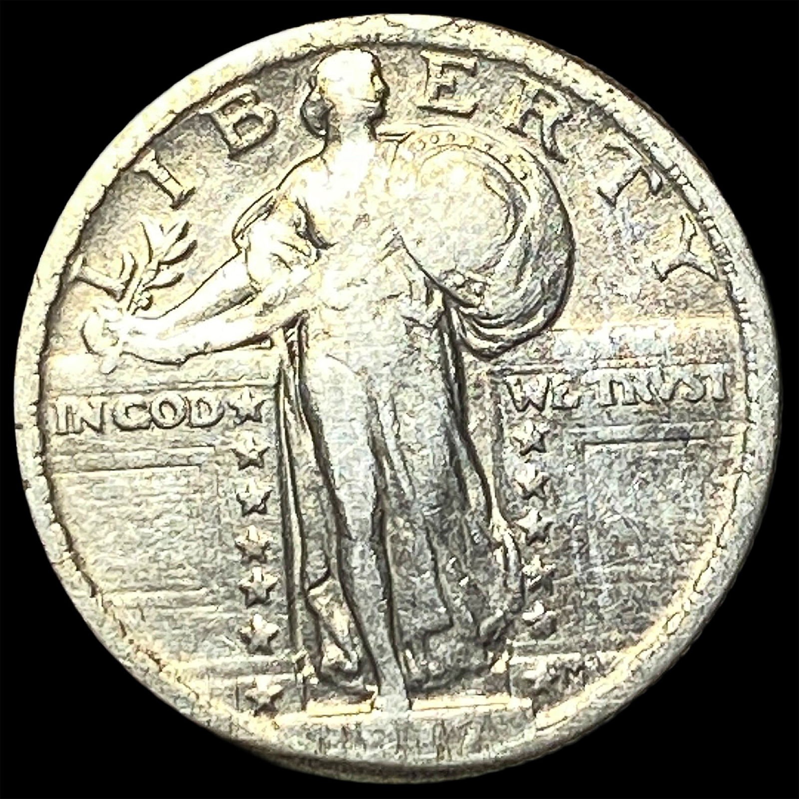 1917 Type 2 Standing Liberty Quarter LIGHTLY CIRCULATED (1 of 2)