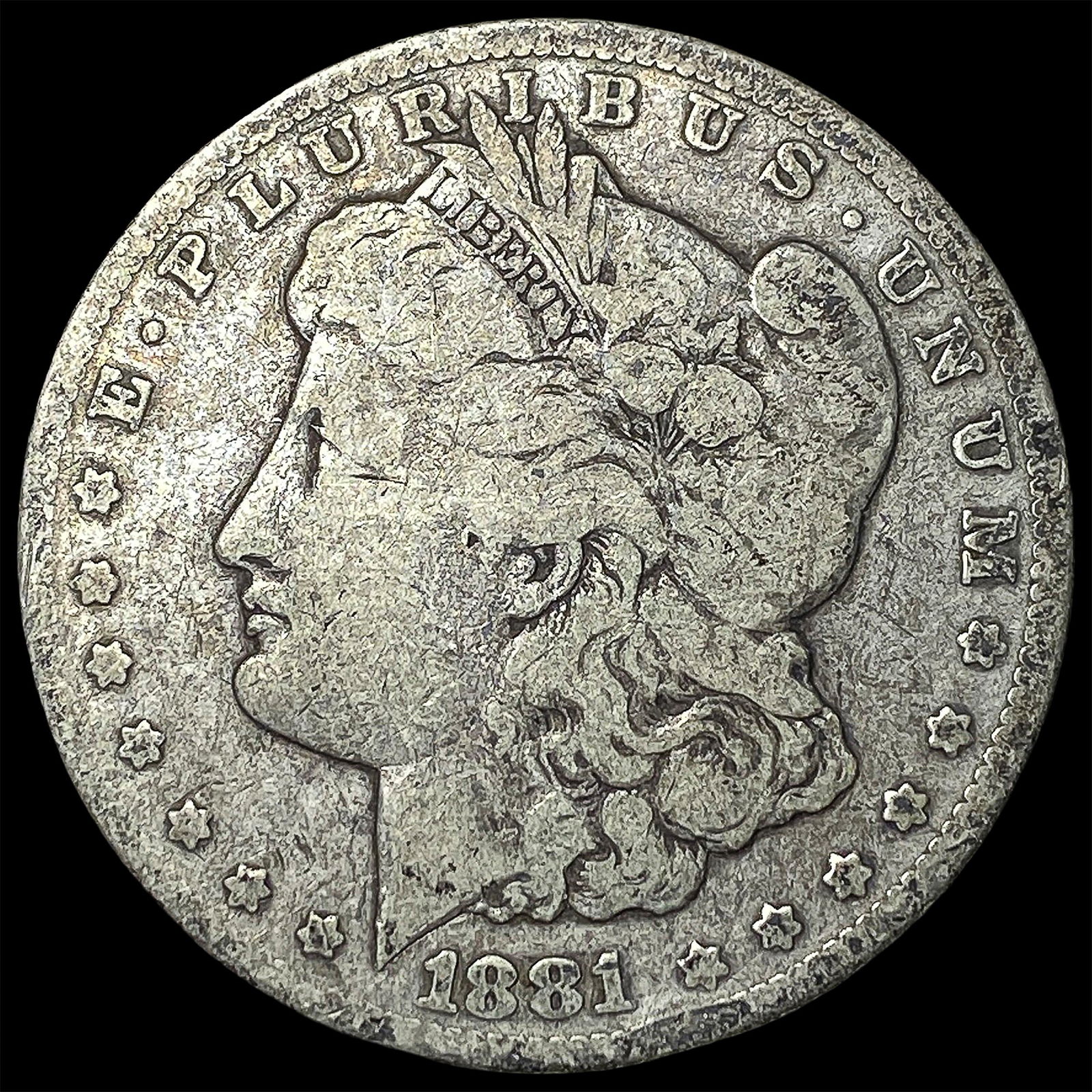 1881-CC Silver Morgan Dollar NICELY CIRCULATED (1 of 2)