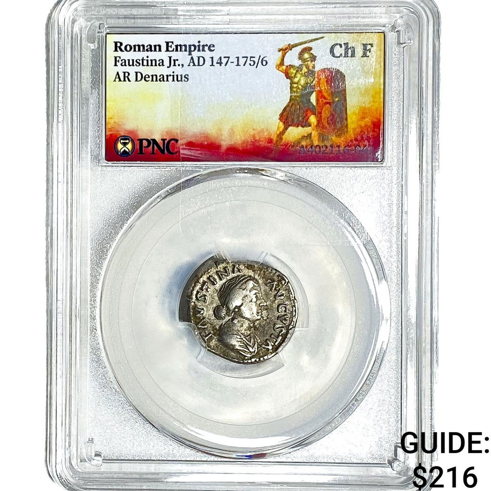 Roman Faustina Jr.,AD 147-175/6 AR Denarius PNC ChF: Roman Faustina Jr.,AD 147-175/6 AR Denarius PNC ChF
