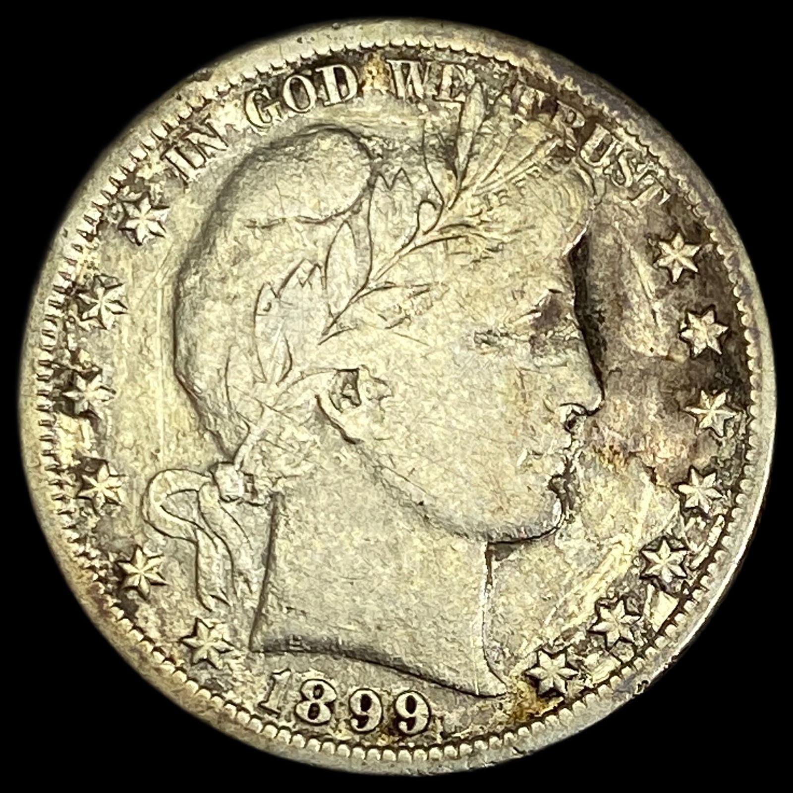 1899-O Silver Barber Half Dollar LIGHTLY CIRCULATED: 1899-O Silver Barber Half Dollar LIGHTLY CIRCULATED