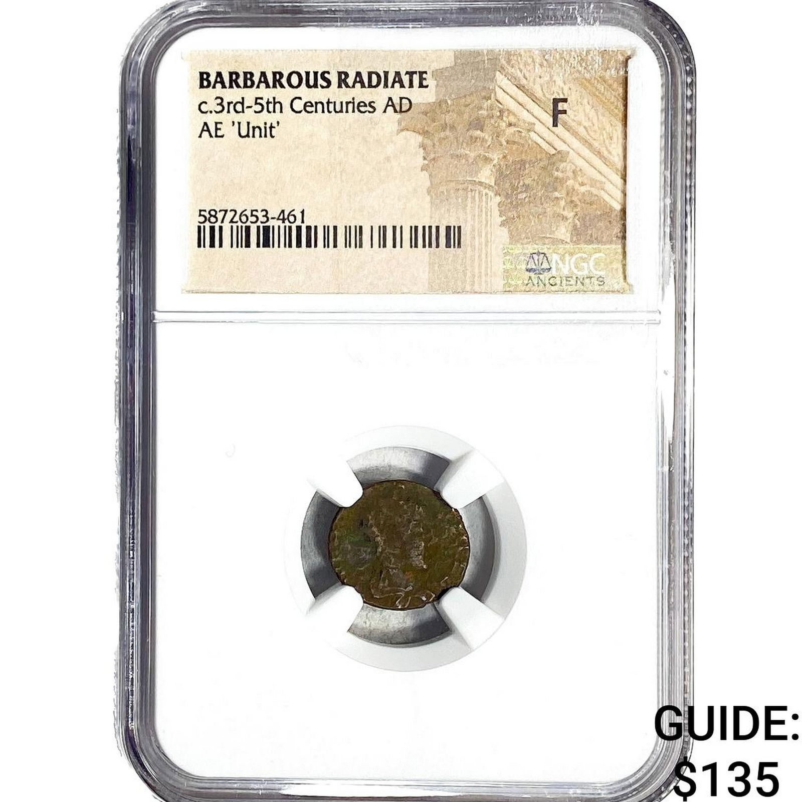 Barbarous Radiate c.3rd-5th Centuries AD AE'Unit' NGC F: Barbarous Radiate c.3rd-5th Centuries AD AE'Unit' NGC F