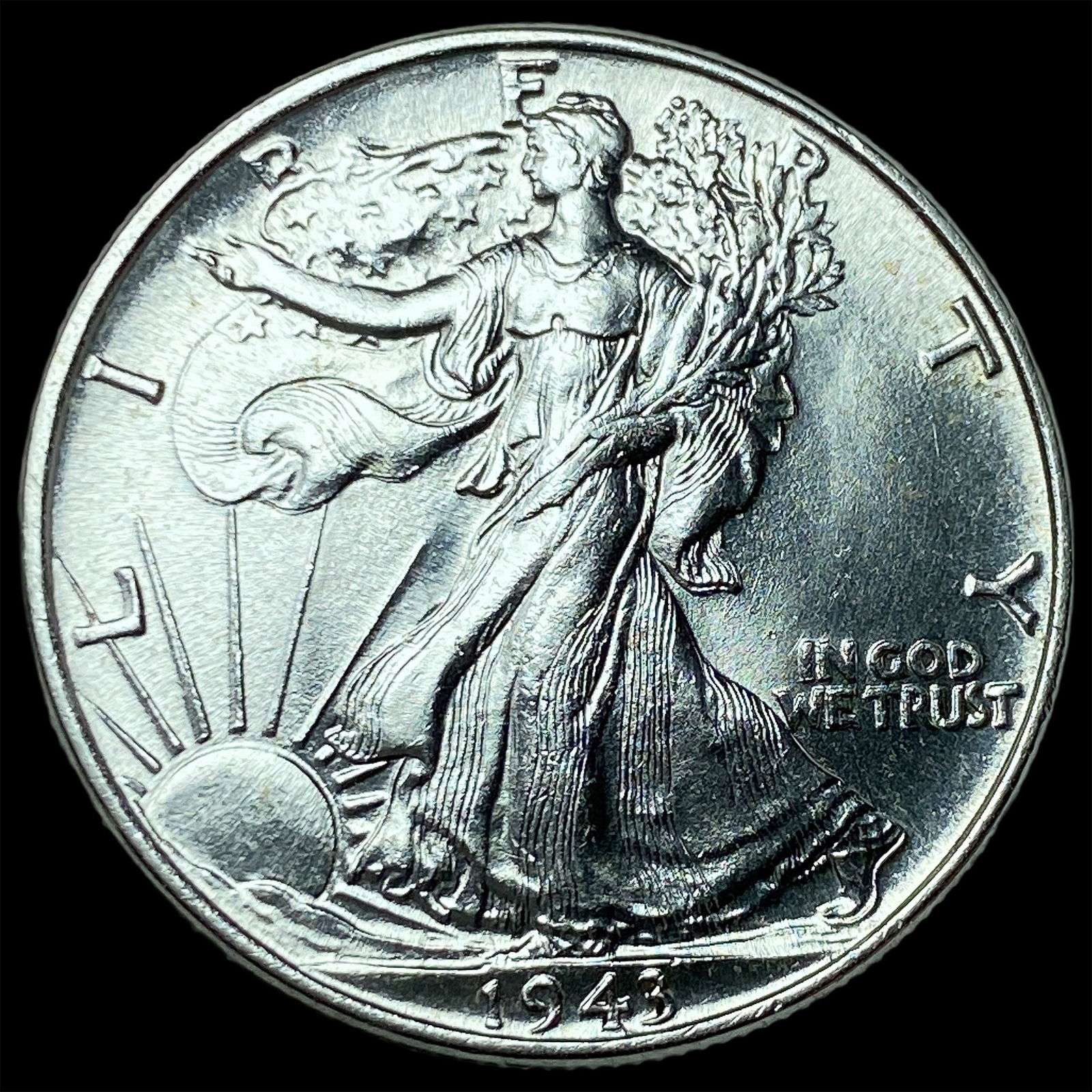 1943 Walking Liberty Half Dollar CHOICE BU: 1943 Walking Liberty Half Dollar CHOICE BU
