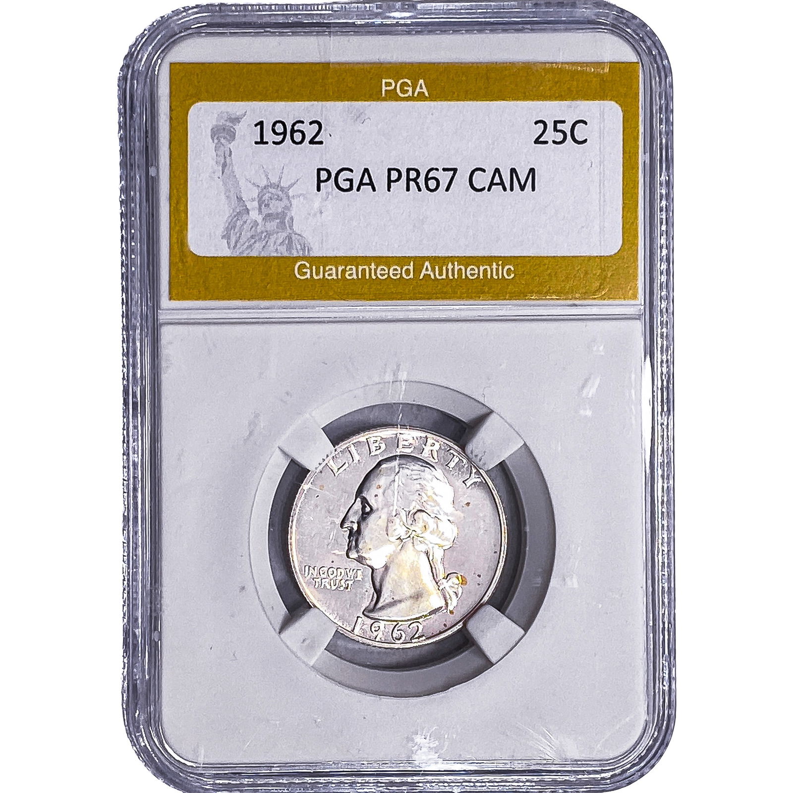 1962 Washington Silver Quarter PGA PR67 CAM: 1962 Washington Silver Quarter PGA PR67 CAM