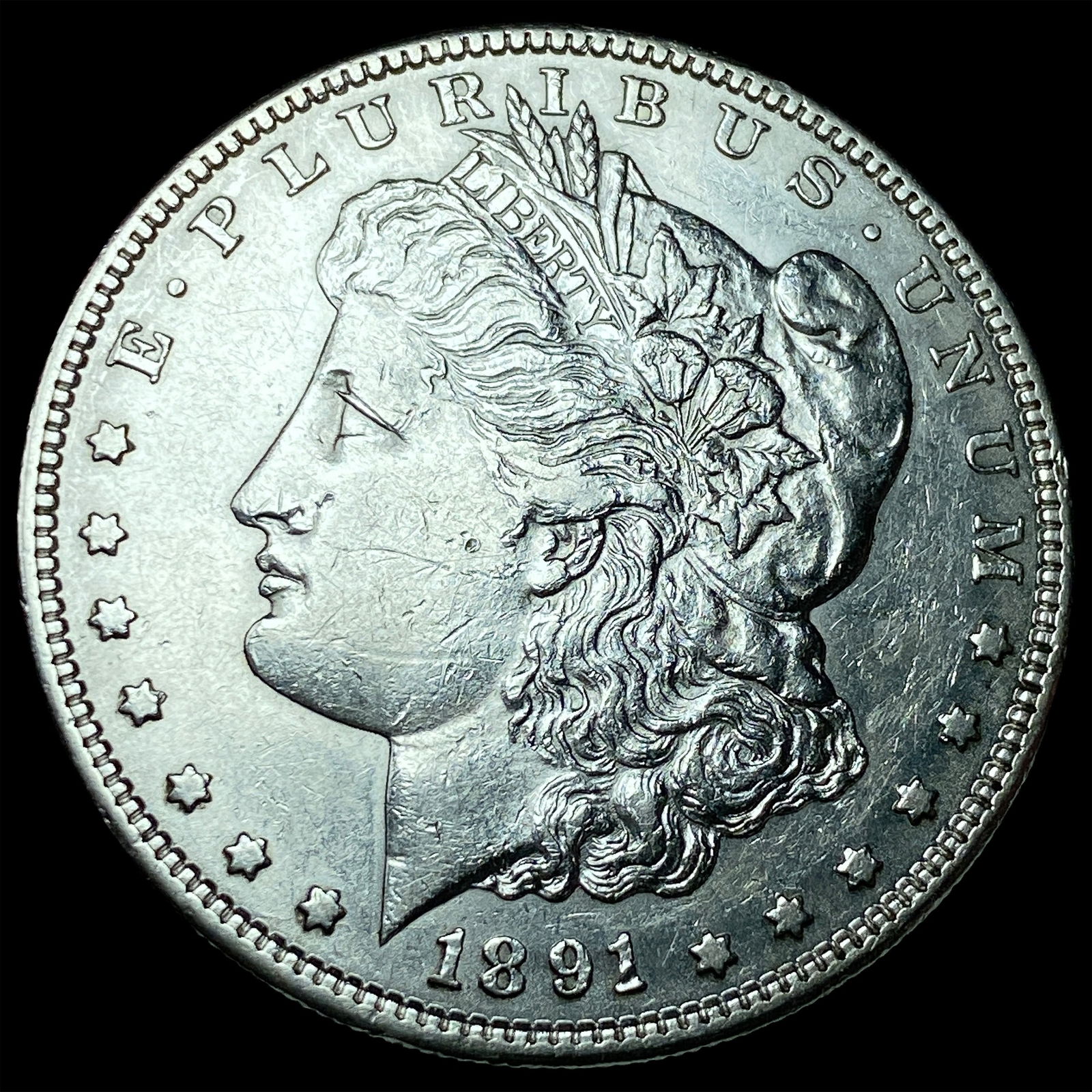 1891-S Silver Morgan Dollar CHOICE AU (1 of 2)