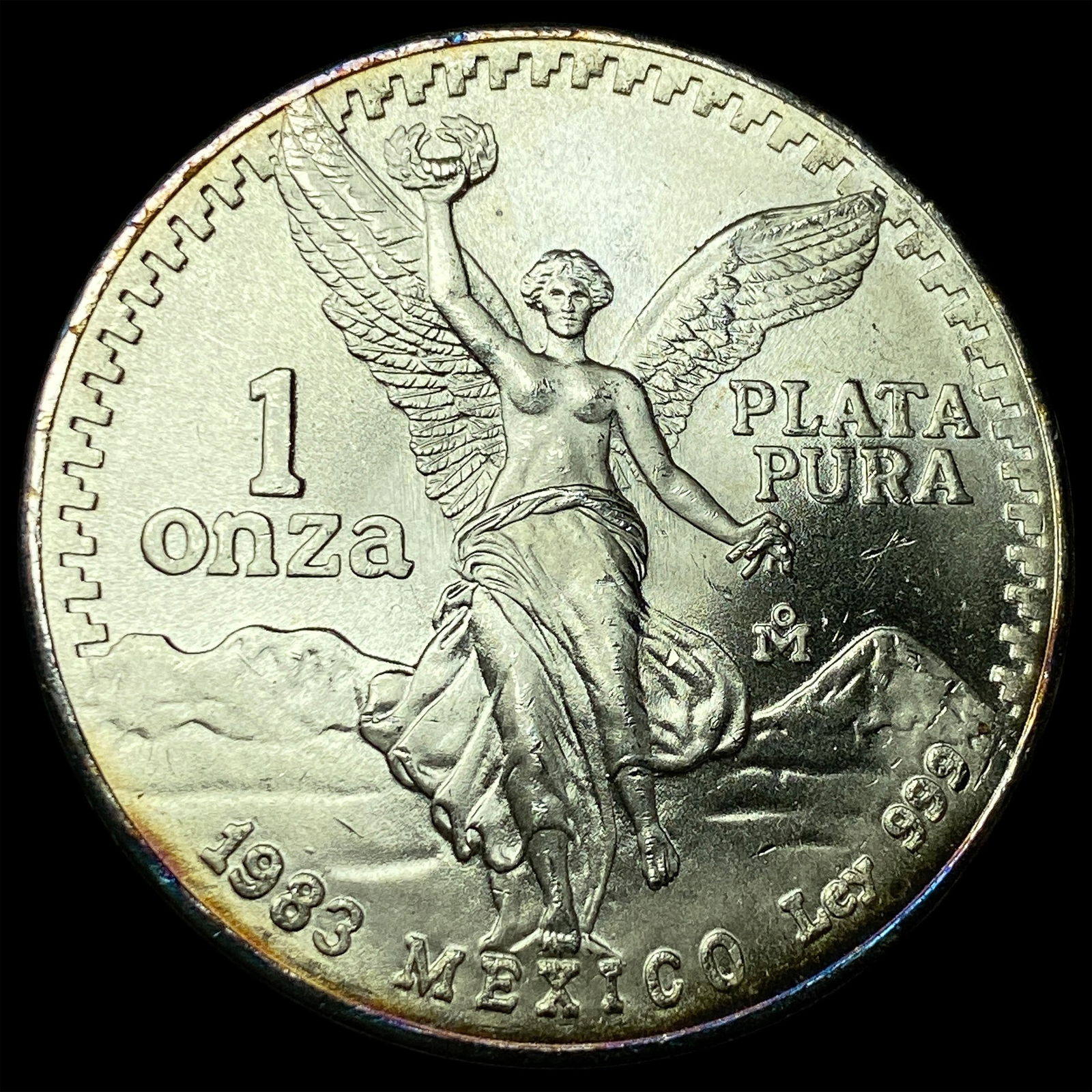 1983 Mexico Silver 1 Onza Libertad SUPERB GEM BU: 1983 Mexico Silver 1 Onza Libertad SUPERB GEM BU