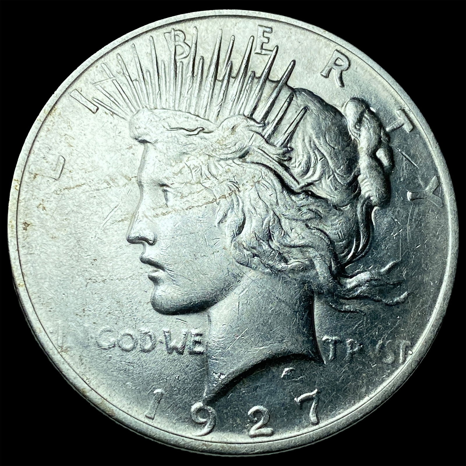 1927- D Peace Silver Dollar UNCIRCULATED: 1927- D Peace Silver Dollar UNCIRCULATED