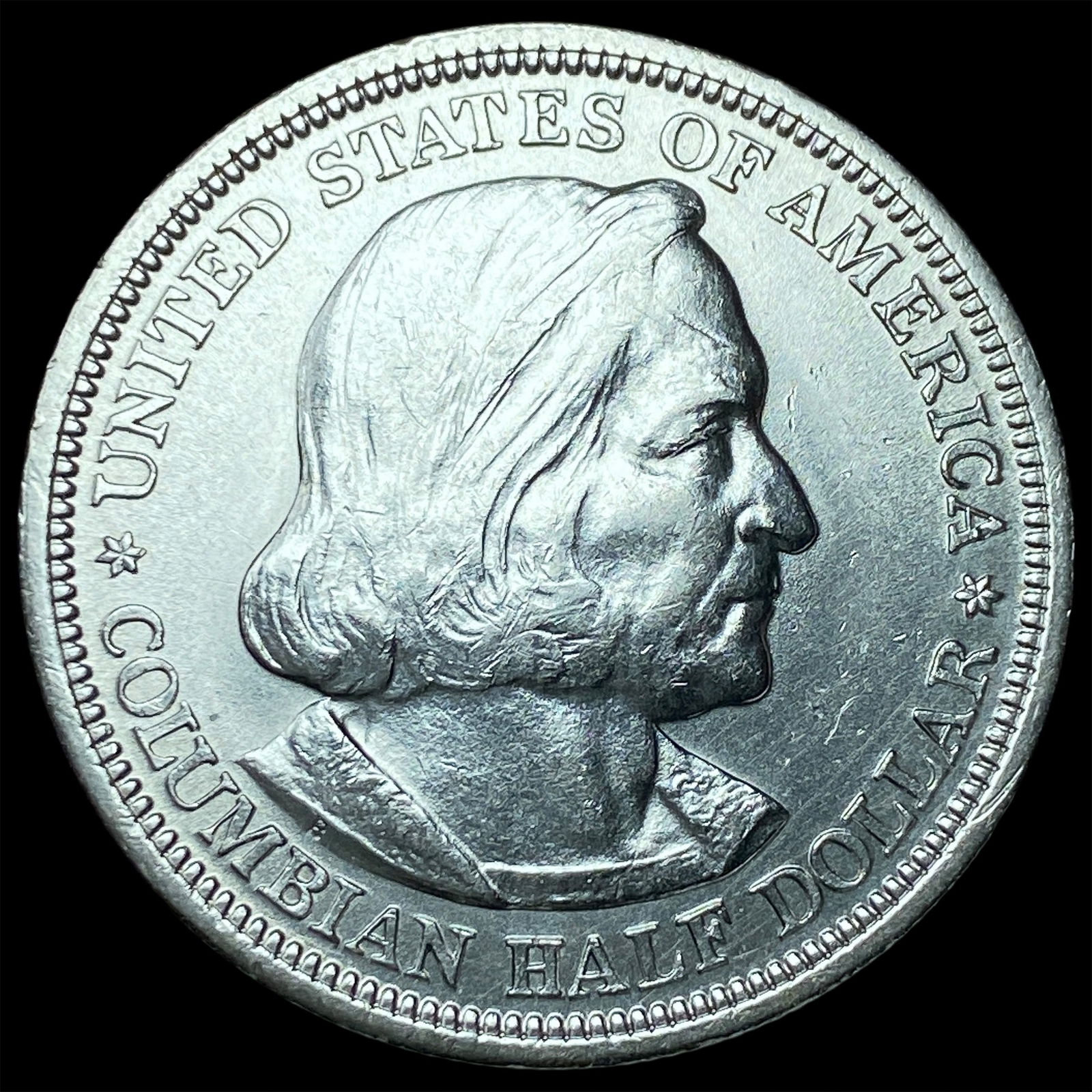 1893 Silver Columbian Half Dollar CLOSELY UNCIRCULATED (1 of 2)