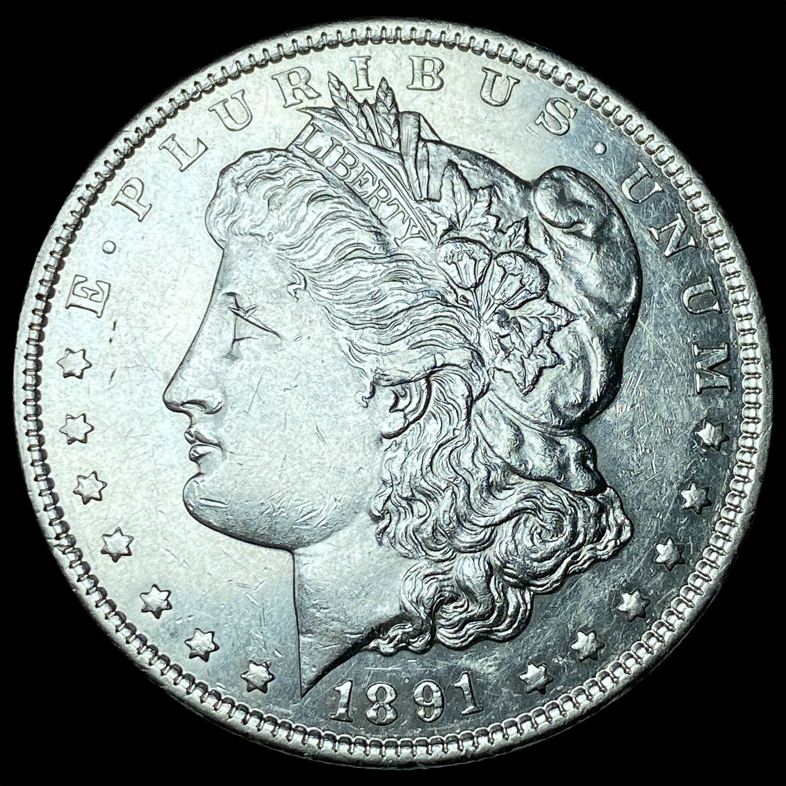 1891-CC Silver Morgan Dollar UNCIRCULATED (1 of 2)