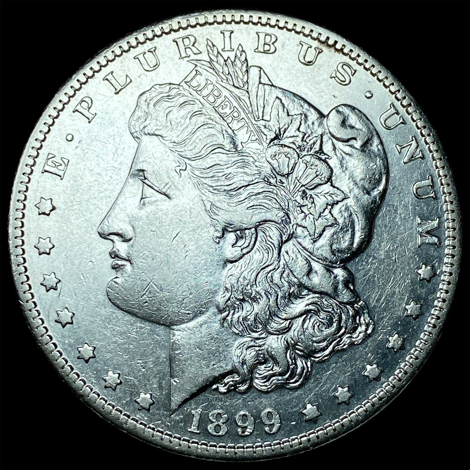 1899-S Silver Morgan Dollar CLOSELY UNCIRCULATED: 1899-S Silver Morgan Dollar CLOSELY UNCIRCULATED