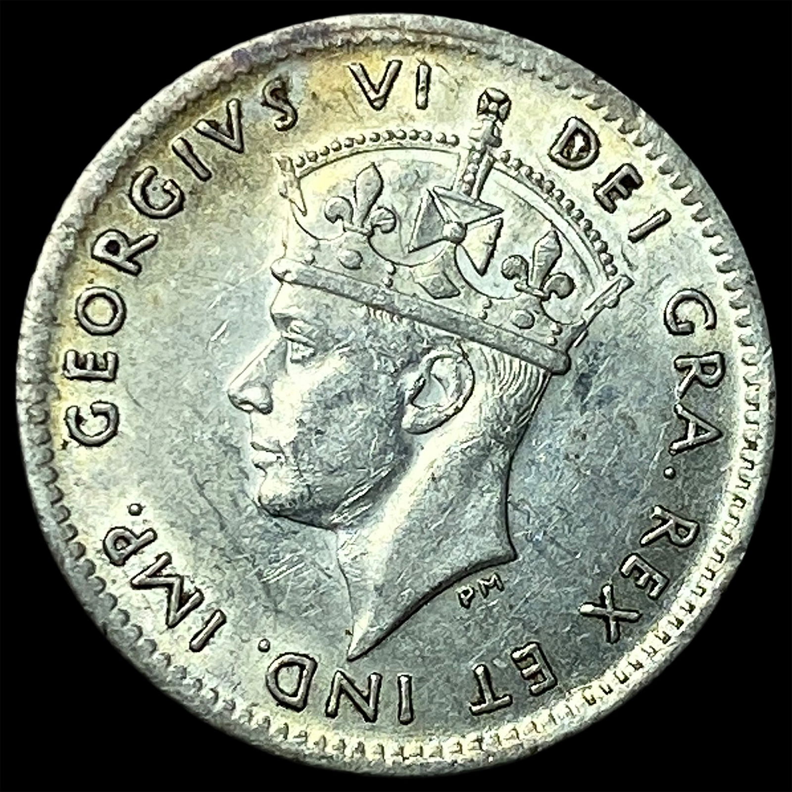 1943-C Newfoundland Silver 5 Cents UNCIRCULATED: 1943-C Newfoundland Silver 5 Cents UNCIRCULATED