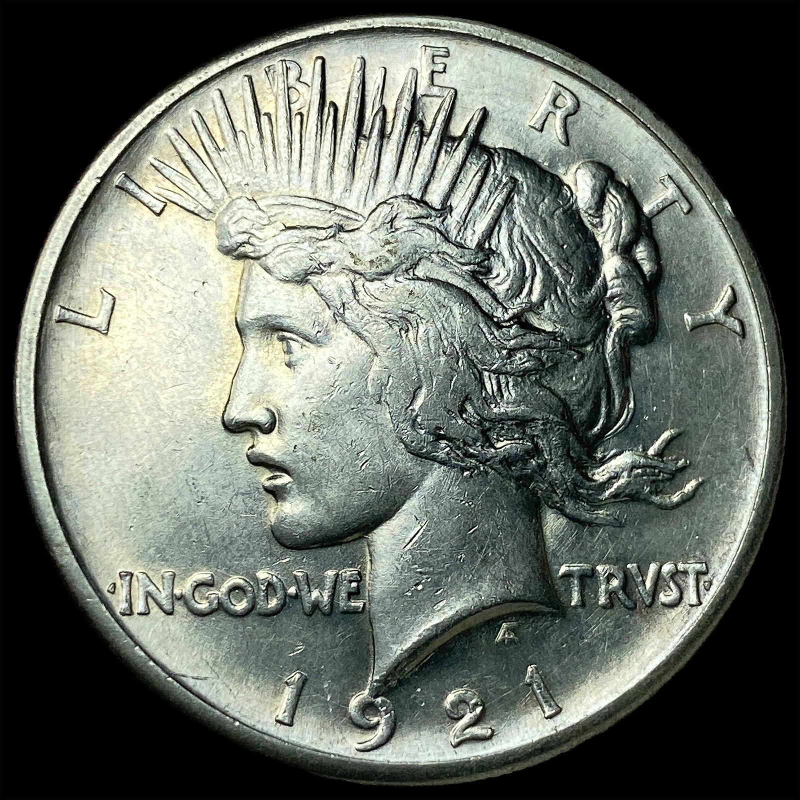 1921 Silver Peace Dollar CHOICE AU: 1921 Silver Peace Dollar CHOICE AU