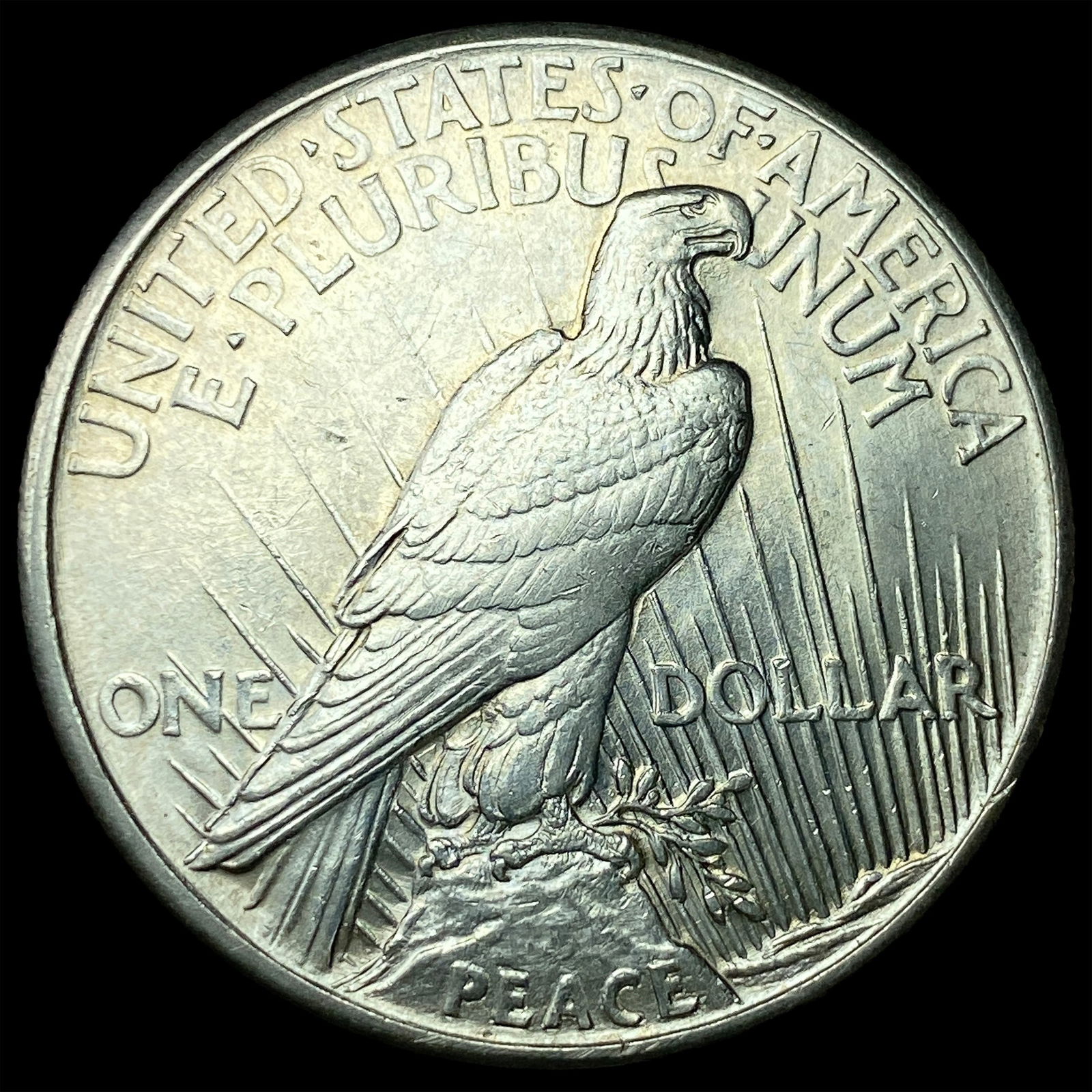 1921 Silver Peace Dollar CHOICE AU - 2