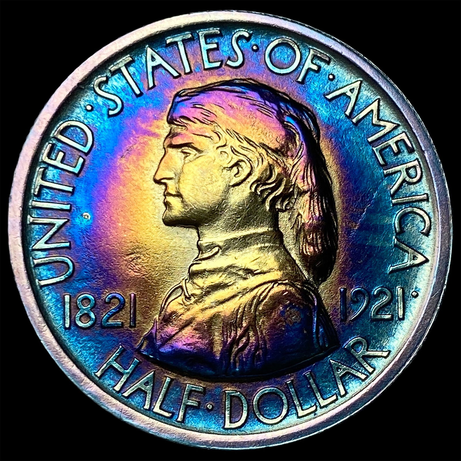 1921 Silver Missouri Centennial Half Dollar CLOSELY UNCIRCULATED: 1921 Silver Missouri Centennial Half Dollar CLOSELY UNCIRCULATED