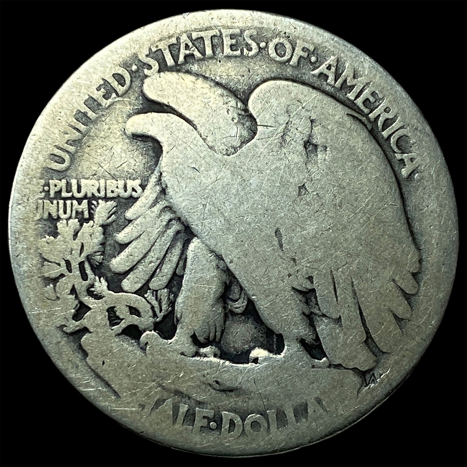 1921 Silver Walking Liberty Half Dollar NICELY CIRCULATED - 2