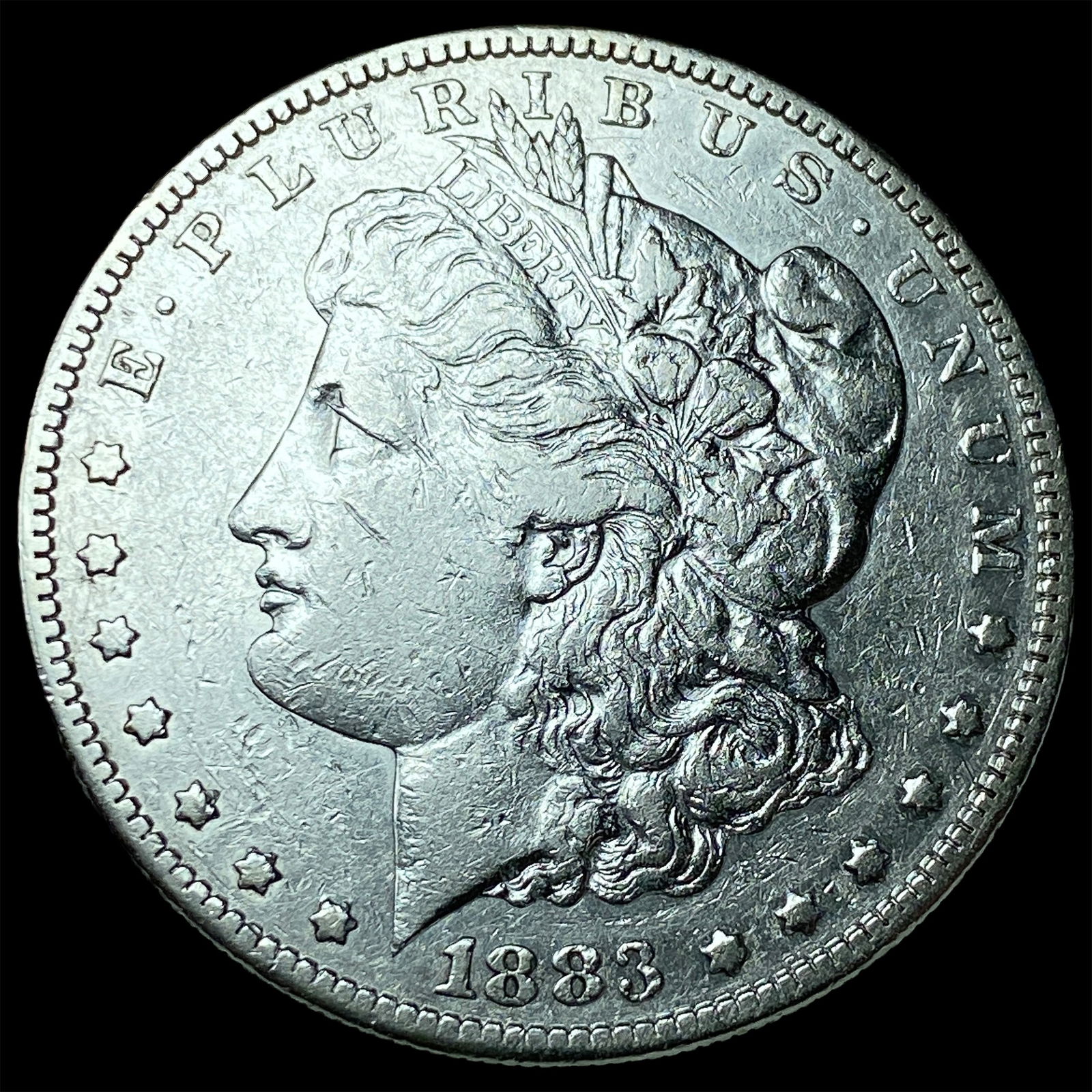 1883-S Morgan Silver Dollar NEARLY UNCIRCULATED: 1883-S Morgan Silver Dollar NEARLY UNCIRCULATED