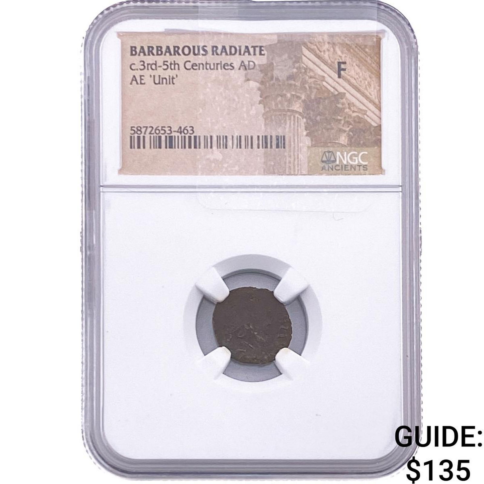 Barbarous Radiate c.3rd-5th Centuries AD AE 'Unit' NGC F: Barbarous Radiate c.3rd-5th Centuries AD AE 'Unit' NGC F