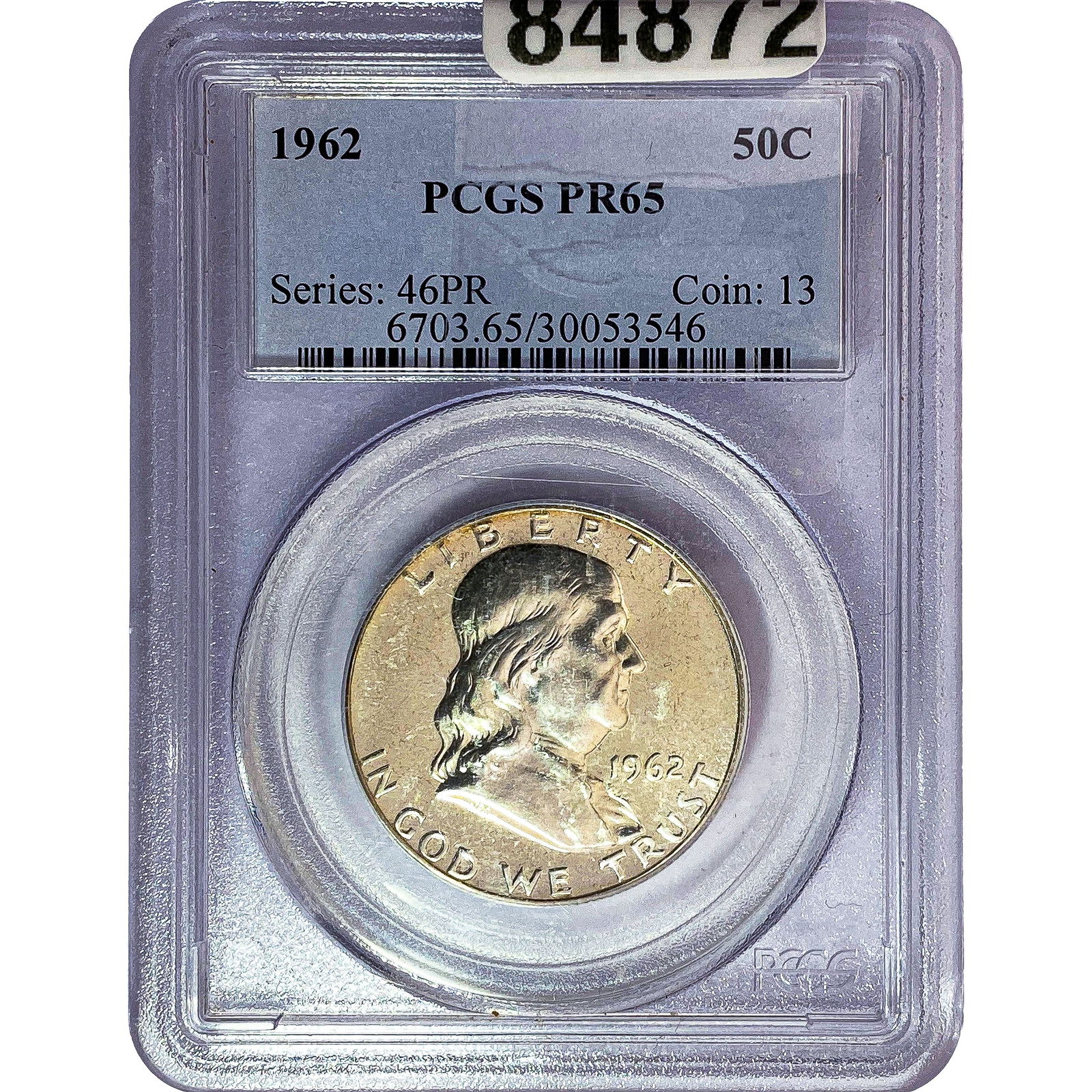 1962 Franklin Half Dollar PCGS PR65 (1 of 2)