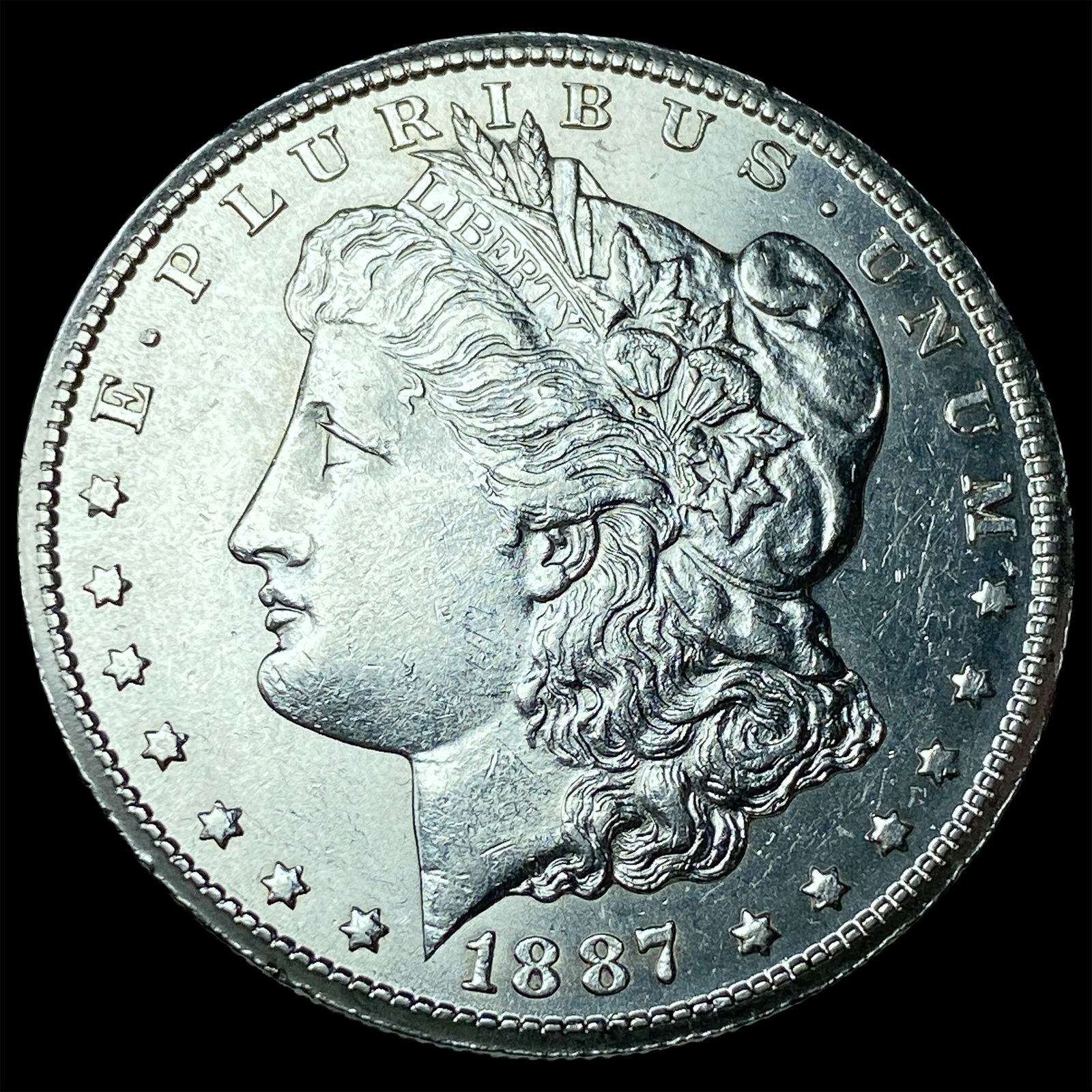 1887-S Silver Morgan Dollar UNCIRCULATED: 1887-S Silver Morgan Dollar UNCIRCULATED