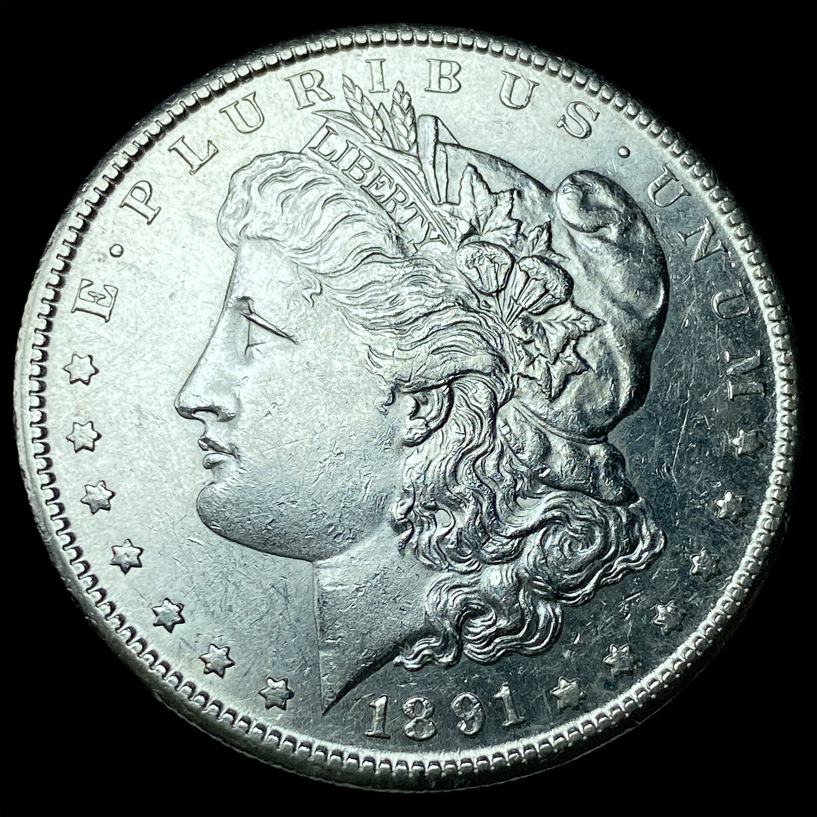 1891-S Silver Morgan Dollar UNCIRCULATED: 1891-S Silver Morgan Dollar UNCIRCULATED