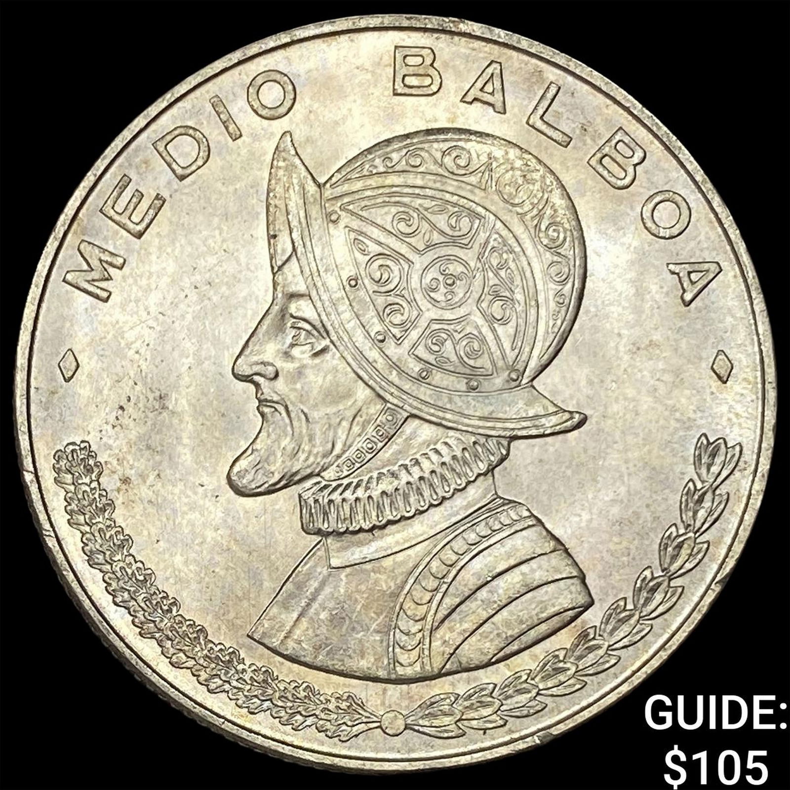 1961 Panama Silver Half Balboa UNCIRCULATED: 1961 Panama Silver Half Balboa UNCIRCULATED