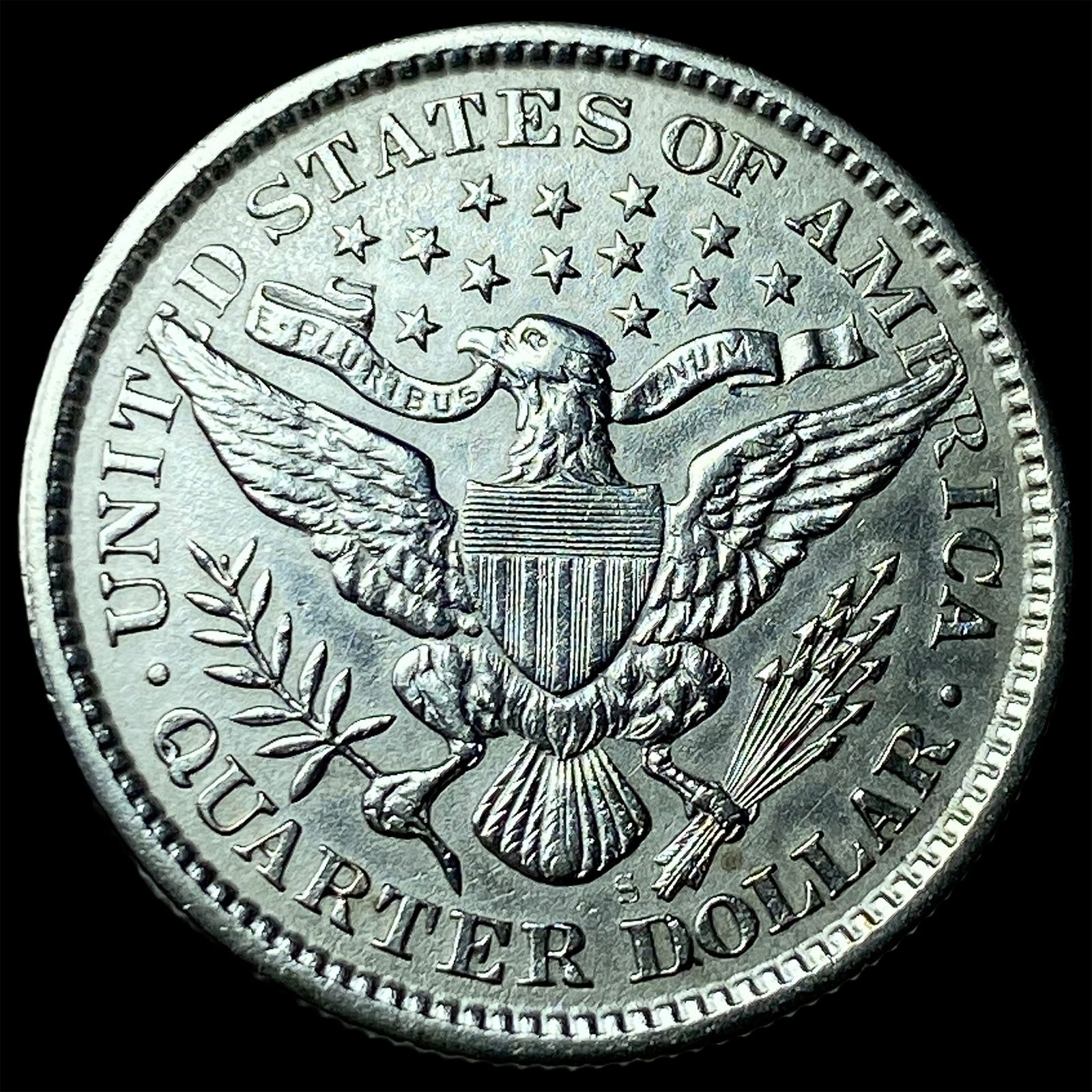 1895-S Silver Barber Quarter UNCIRCULATED - 2