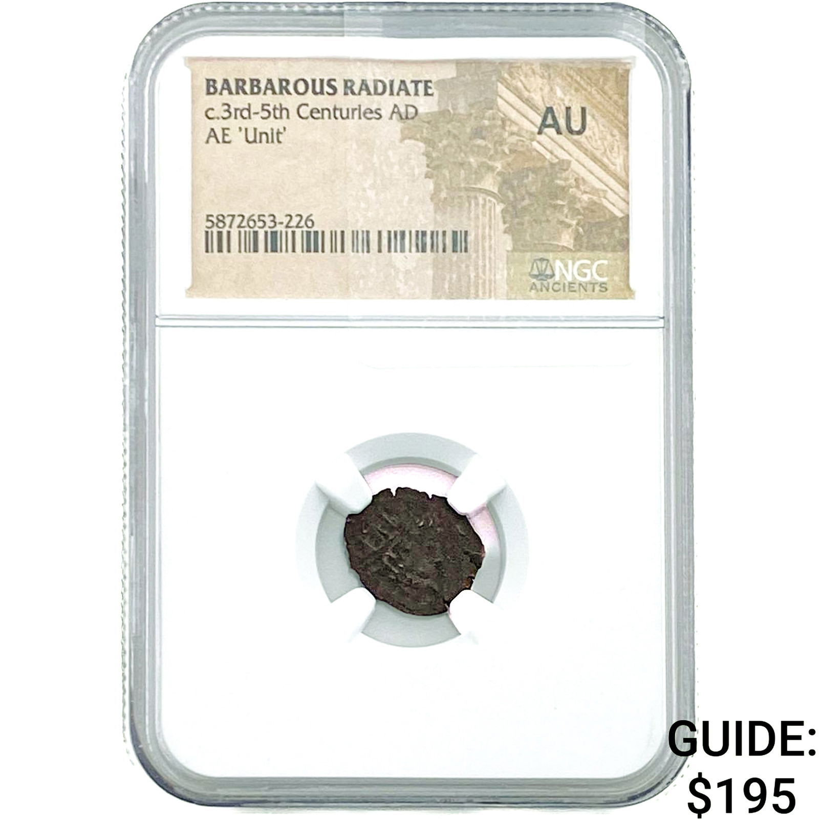 Barbarous Radiate c.3rd-5th Centuries AD AE 'Unit' NGC AU: Barbarous Radiate c.3rd-5th Centuries AD AE 'Unit' NGC AU