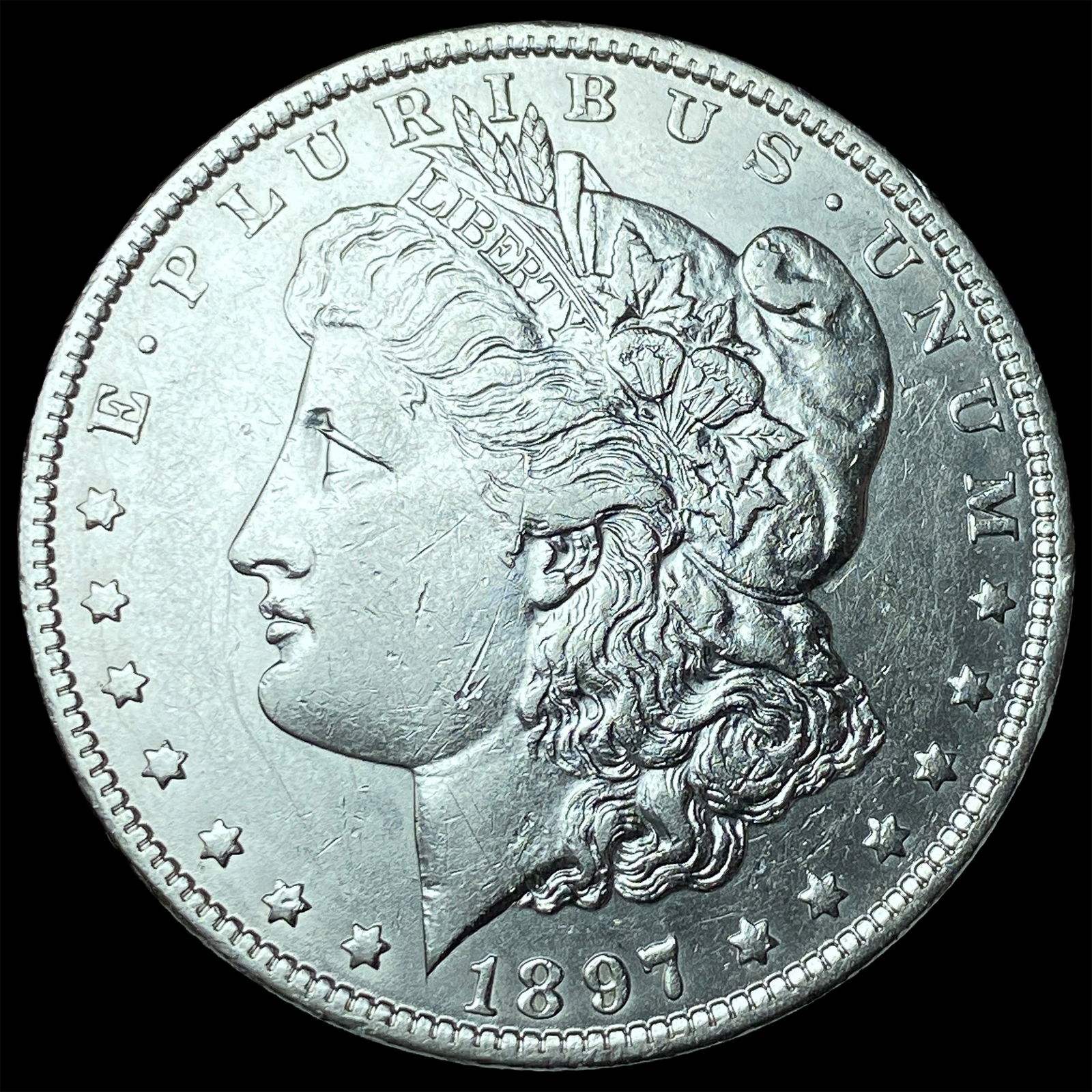 1897-O Silver Morgan Dollar CLOSELY UNCIRCULATED: 1897-O Silver Morgan Dollar CLOSELY UNCIRCULATED