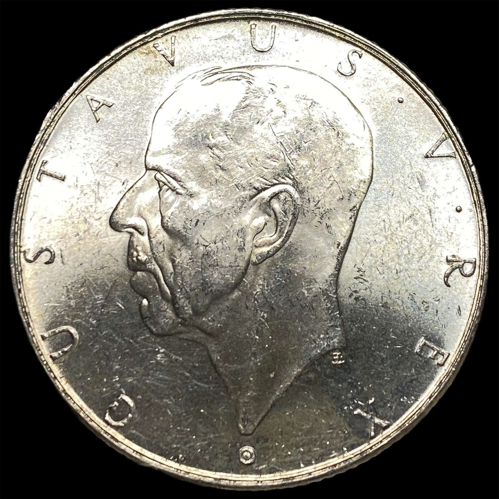 1938 Sweden Silver 2 Kroner UNCIRCULATED: 1938 Sweden Silver 2 Kroner UNCIRCULATED
