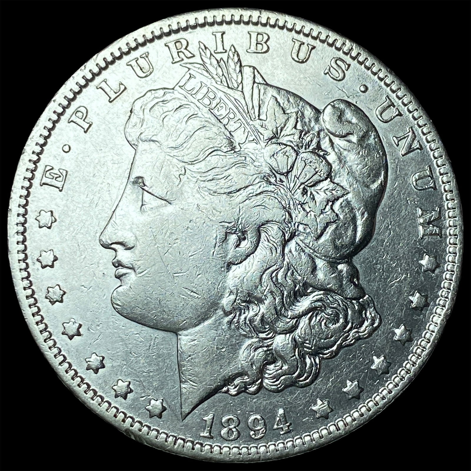 1894-O Silver Morgan Dollar NEARLY UNCIRCULATED: 1894-O Silver Morgan Dollar NEARLY UNCIRCULATED