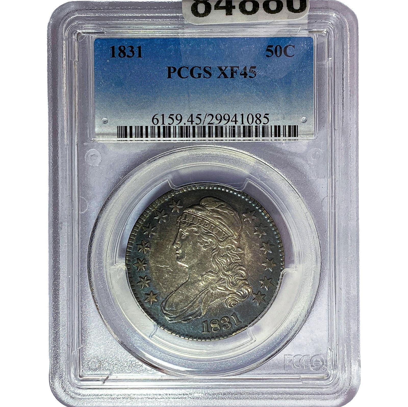 1831 Capped Bust Half Dollar PCGS XF45: 1831 Capped Bust Half Dollar PCGS XF45