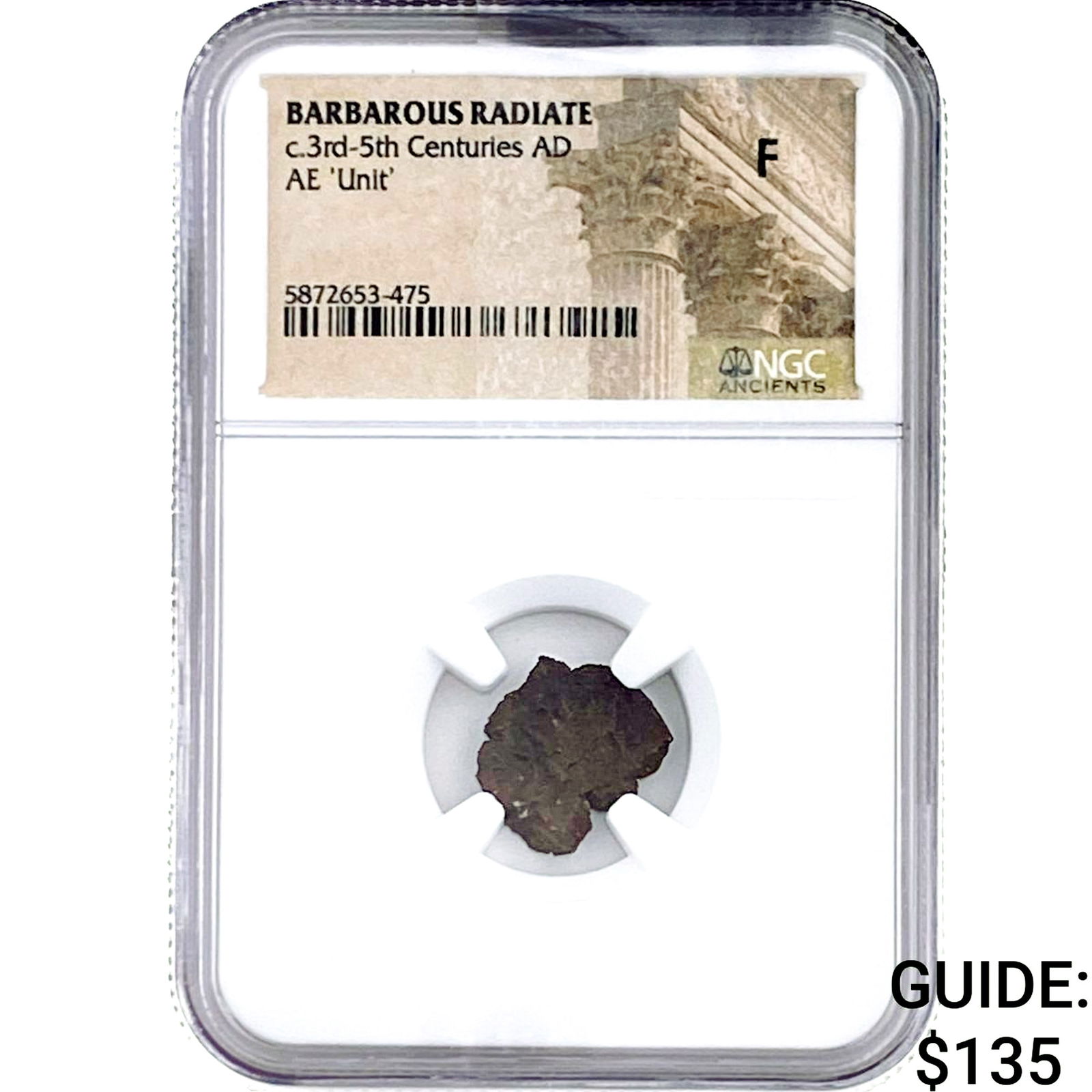 Barbarous Radiate c.3rd-5th Centuries AD AE 'Unit' NGC F: Barbarous Radiate c.3rd-5th Centuries AD AE 'Unit' NGC F