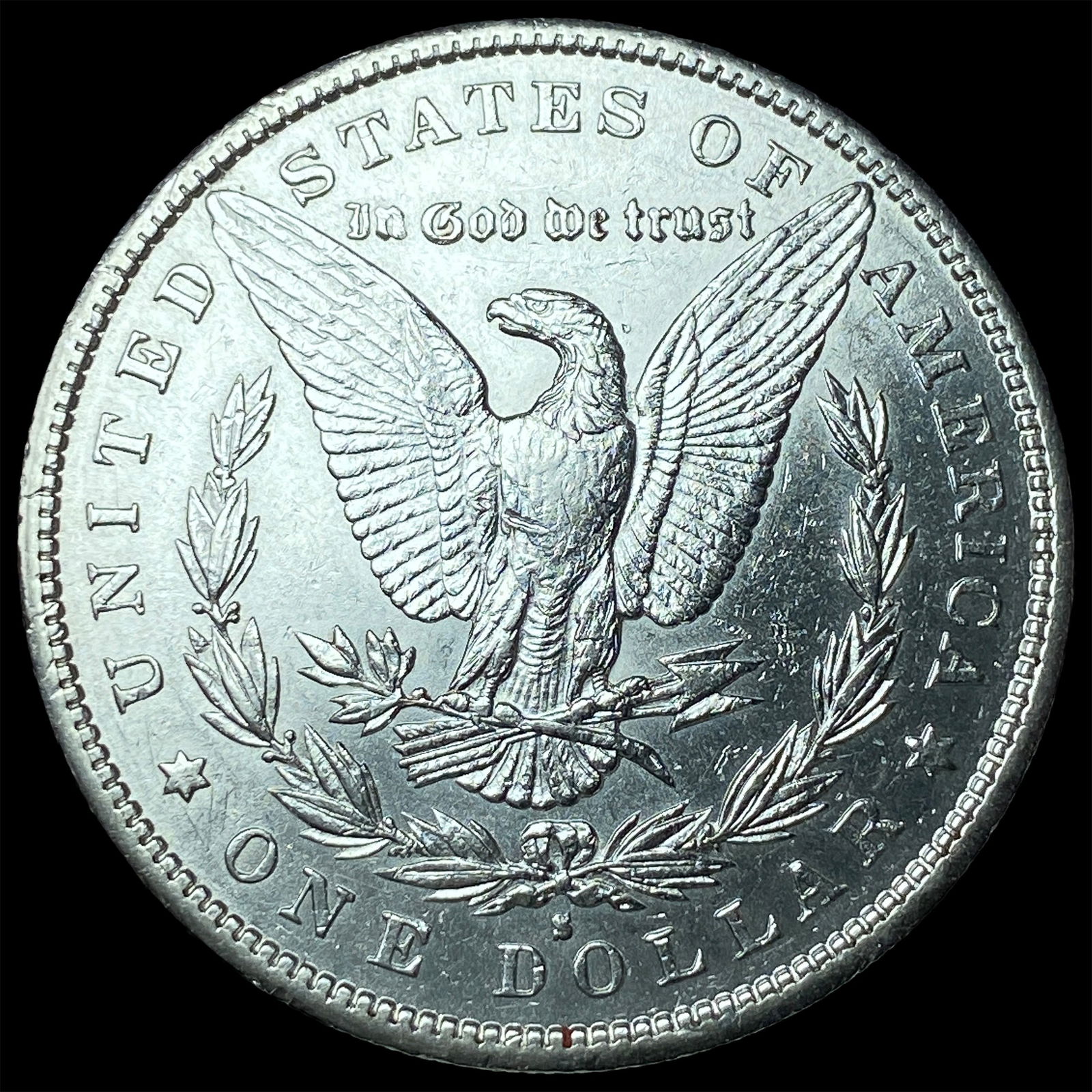1890-S Silver Morgan Dollar CHOICE AU - 2