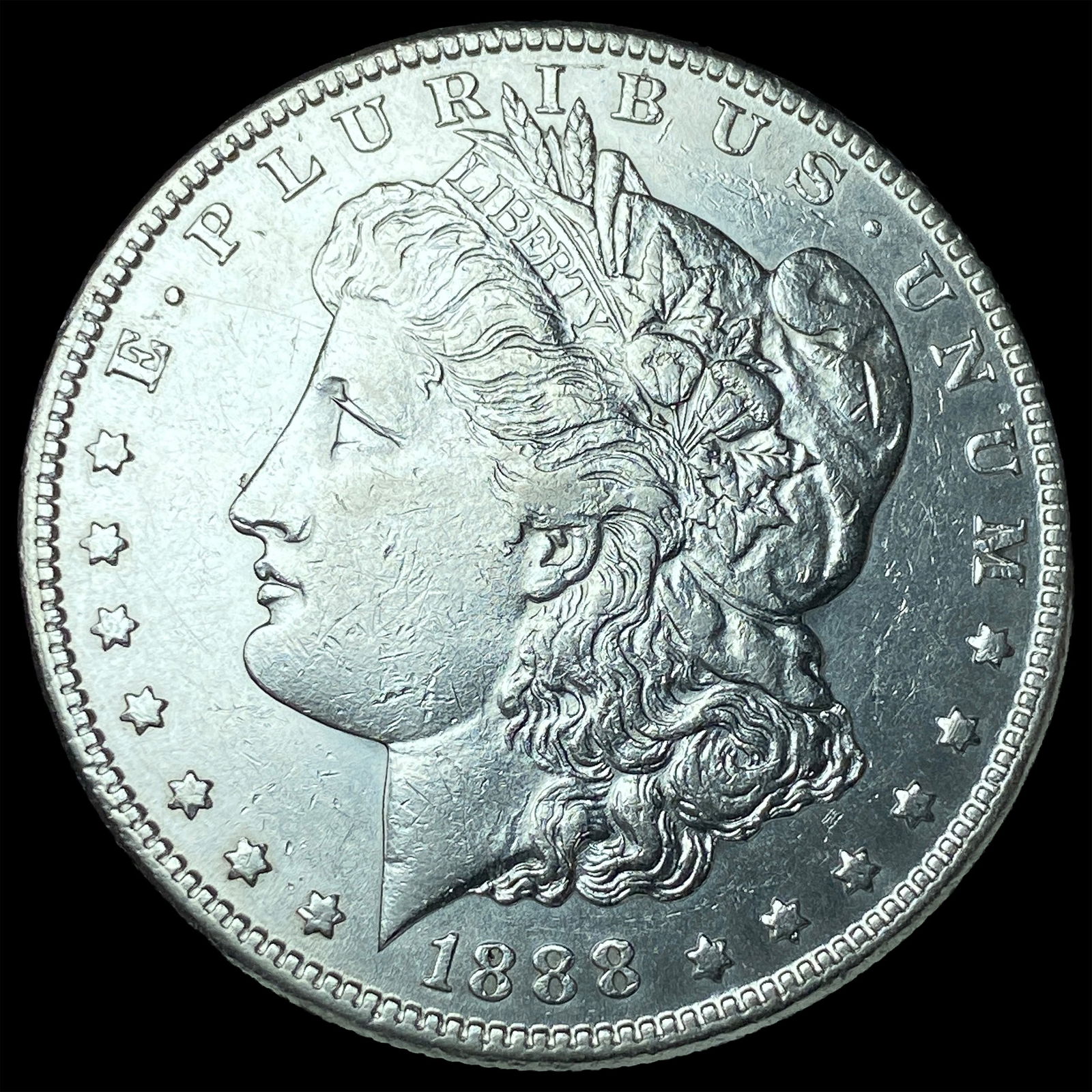 1888-S Silver Morgan Dollar CLOSELY UNCIRCULATED: 1888-S Silver Morgan Dollar CLOSELY UNCIRCULATED