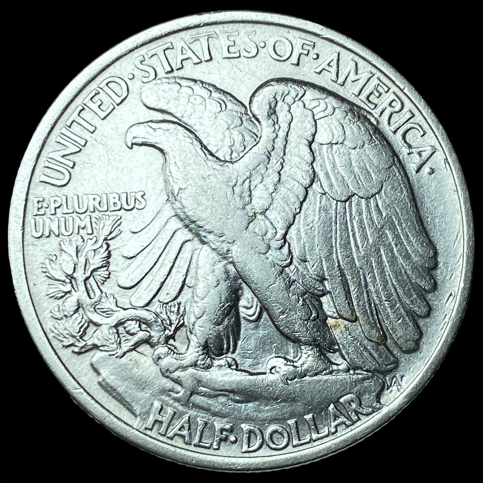 1920-S Silver Walking Liberty Half Dollar NEARLY UNCIRCULATED - 2