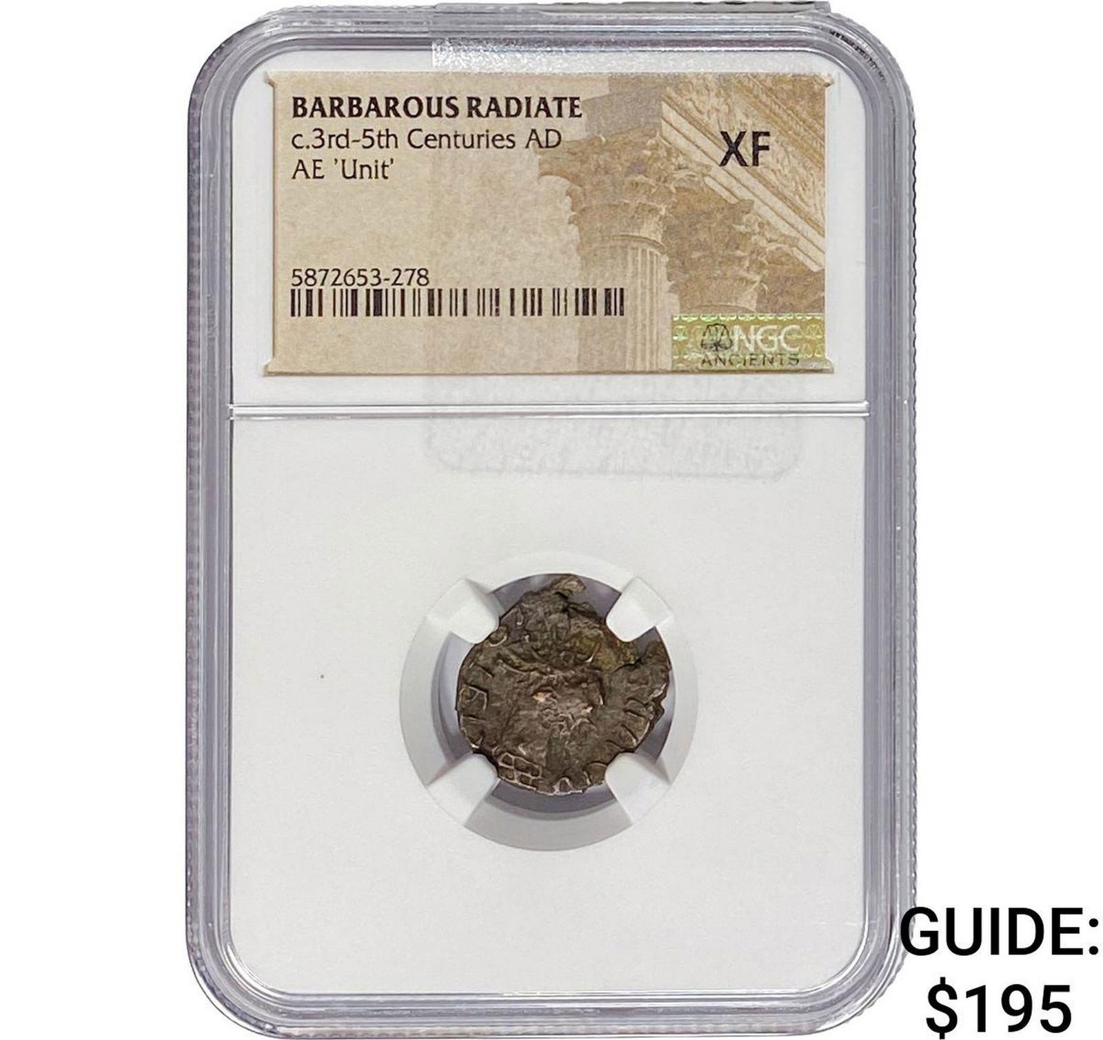 Barbarous Radiate c.3rd-5th Centuries AD AE 'Unit' NGC XF: Barbarous Radiate c.3rd-5th Centuries AD AE 'Unit' NGC XF