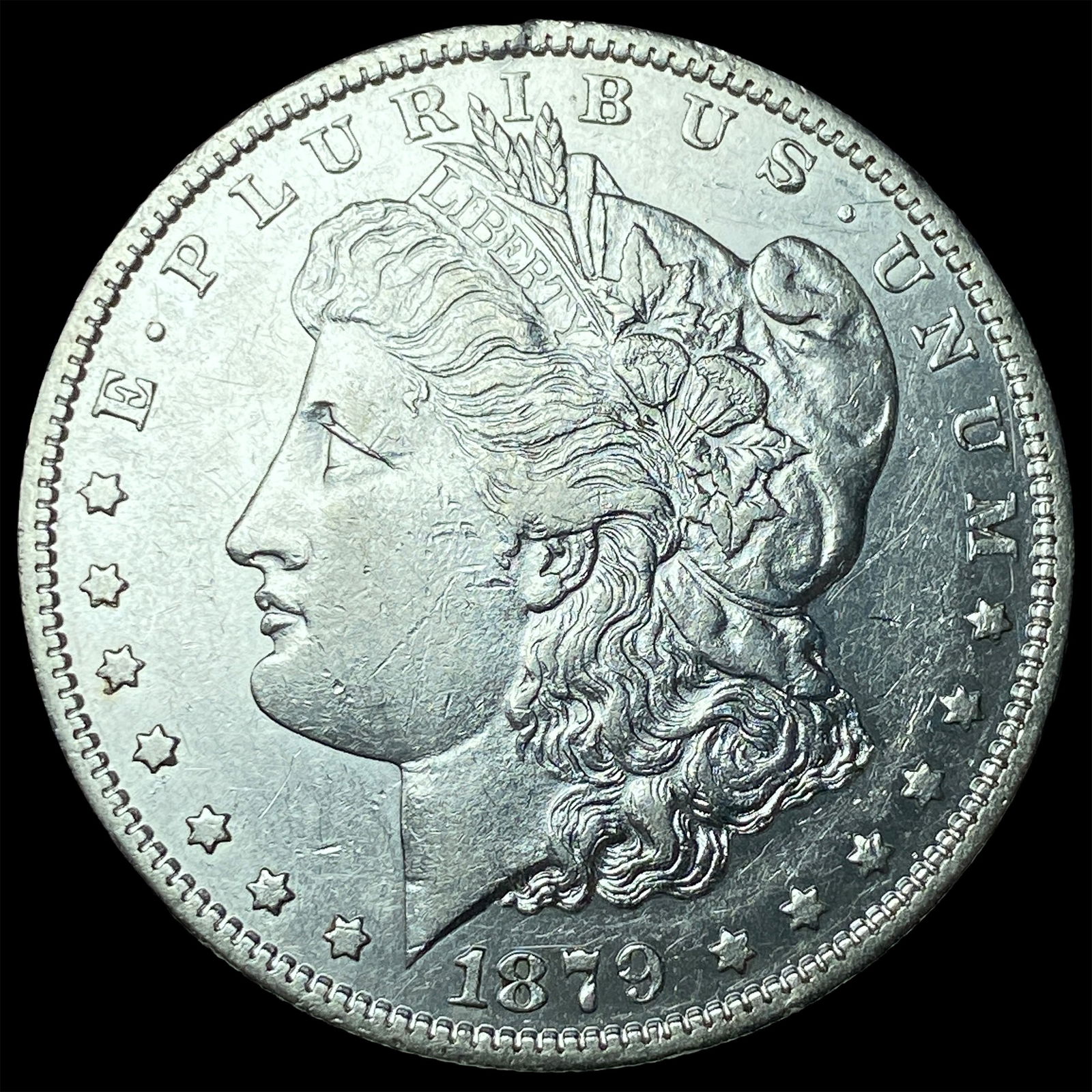 1879-S Silver Morgan Dollar CLOSELY UNCIRCULATED: 1879-S Silver Morgan Dollar CLOSELY UNCIRCULATED