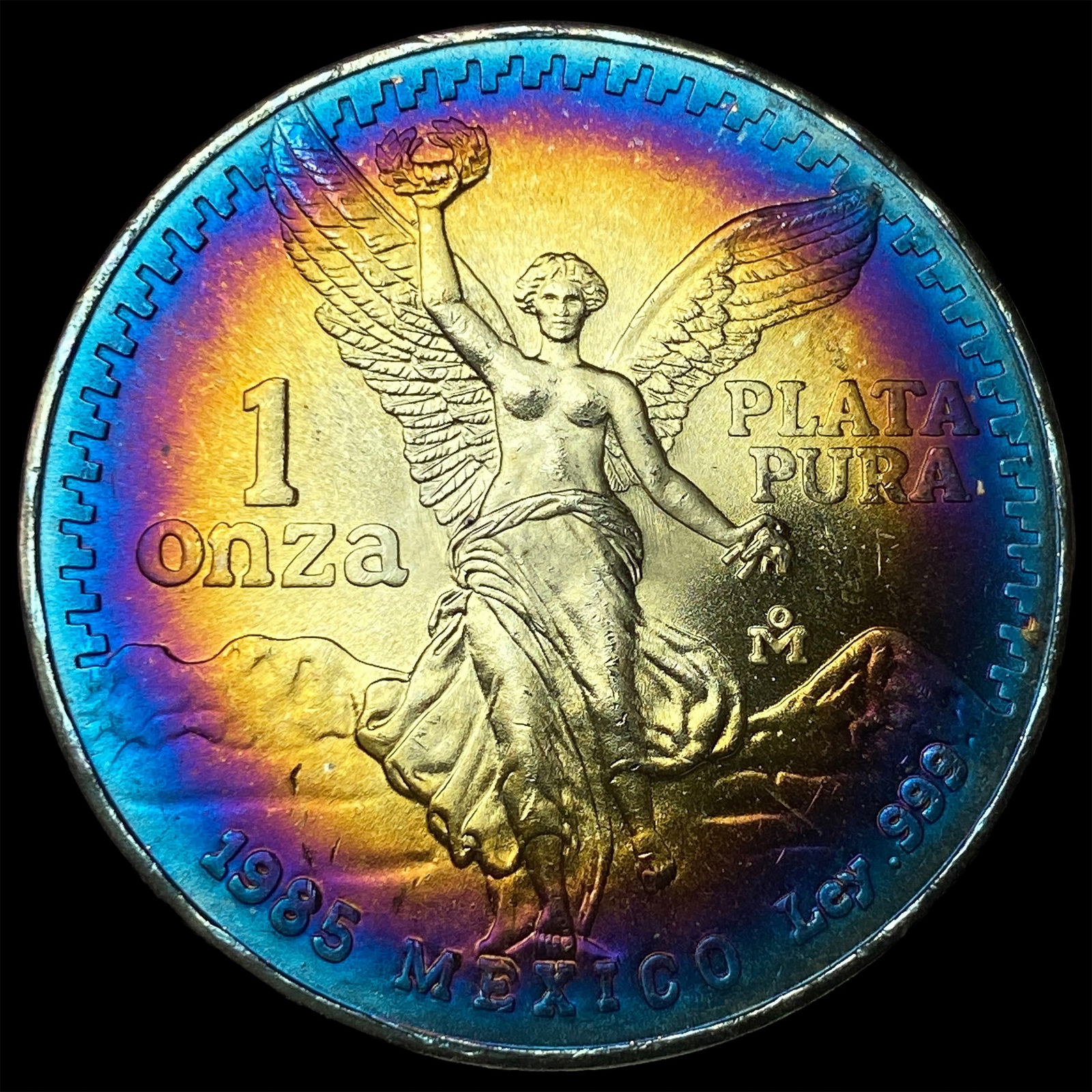 1985 Mexico 1 Onza Silver Libertad SUPERB GEM BU: 1985 Mexico 1 Onza Silver Libertad SUPERB GEM BU