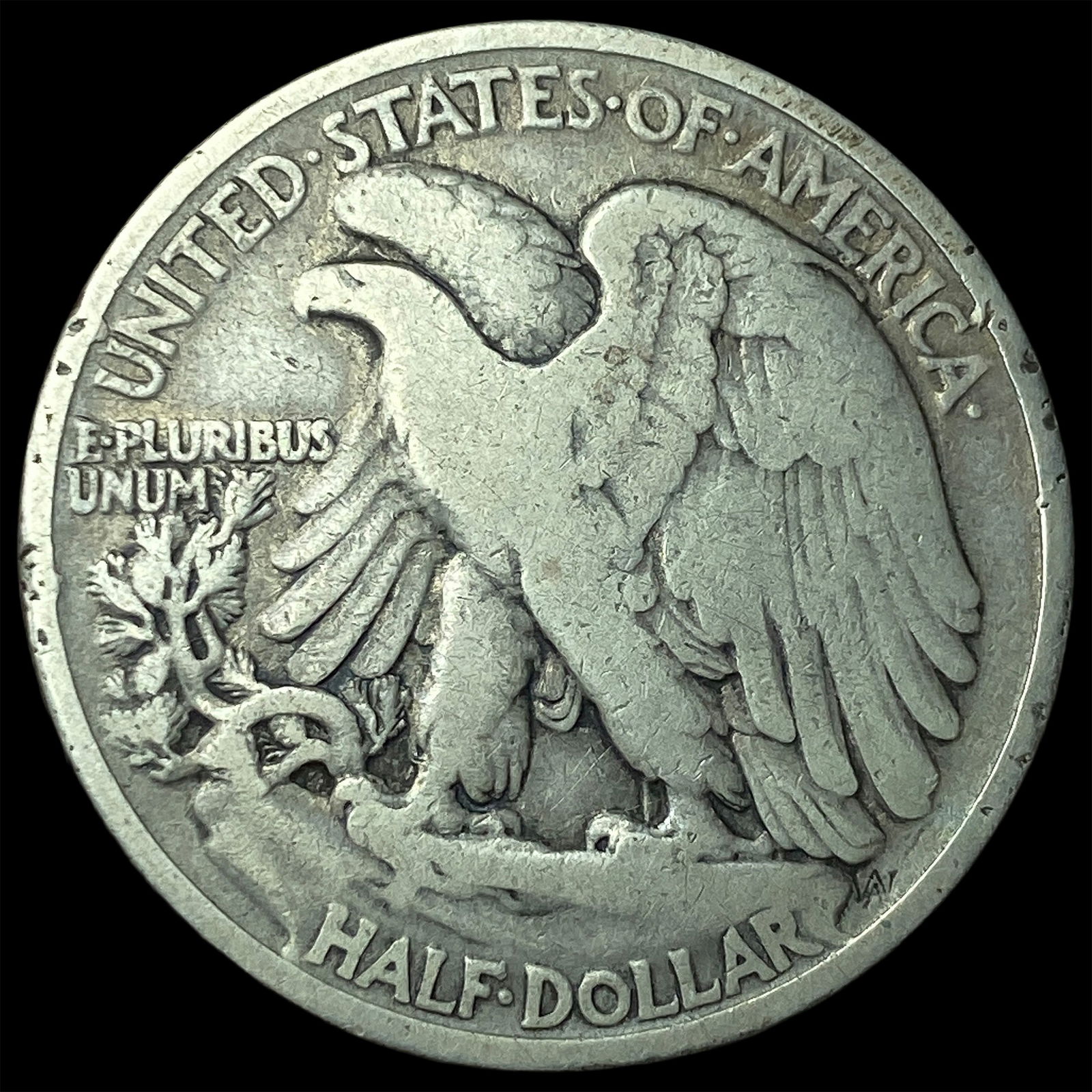 1921 Silver Half Dollar Walking Liberty LIGHTLY CIRCULATED - 2