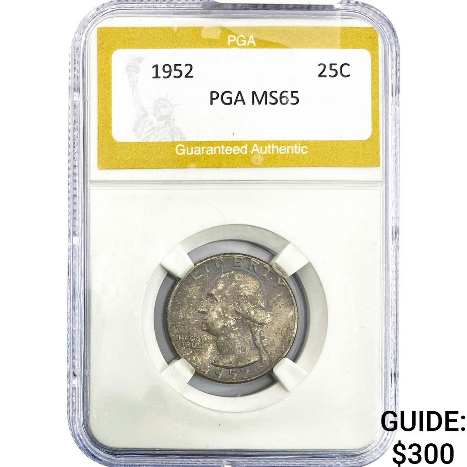 1952 Washington Silver Quarter PGA MS65 (1 of 2)